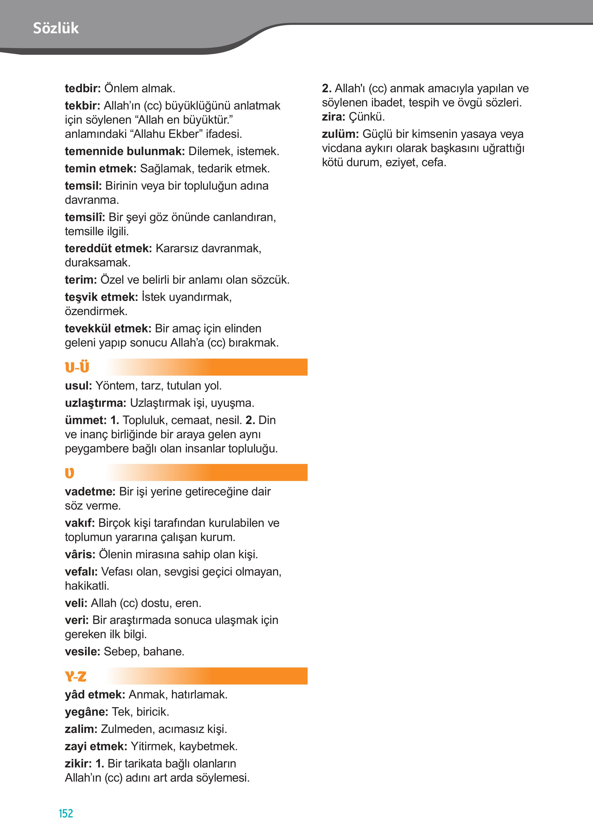 7. Sınıf Meb Yayınları Din Kültürü Ve Ahlak Bilgisi Ders Kitabı Sayfa 152 Cevapları 7. Sınıf Meb Yayınları Din Kültürü Ve Ahlak Bilgisi Ders Kitabı Sayfa 152 Cevapları