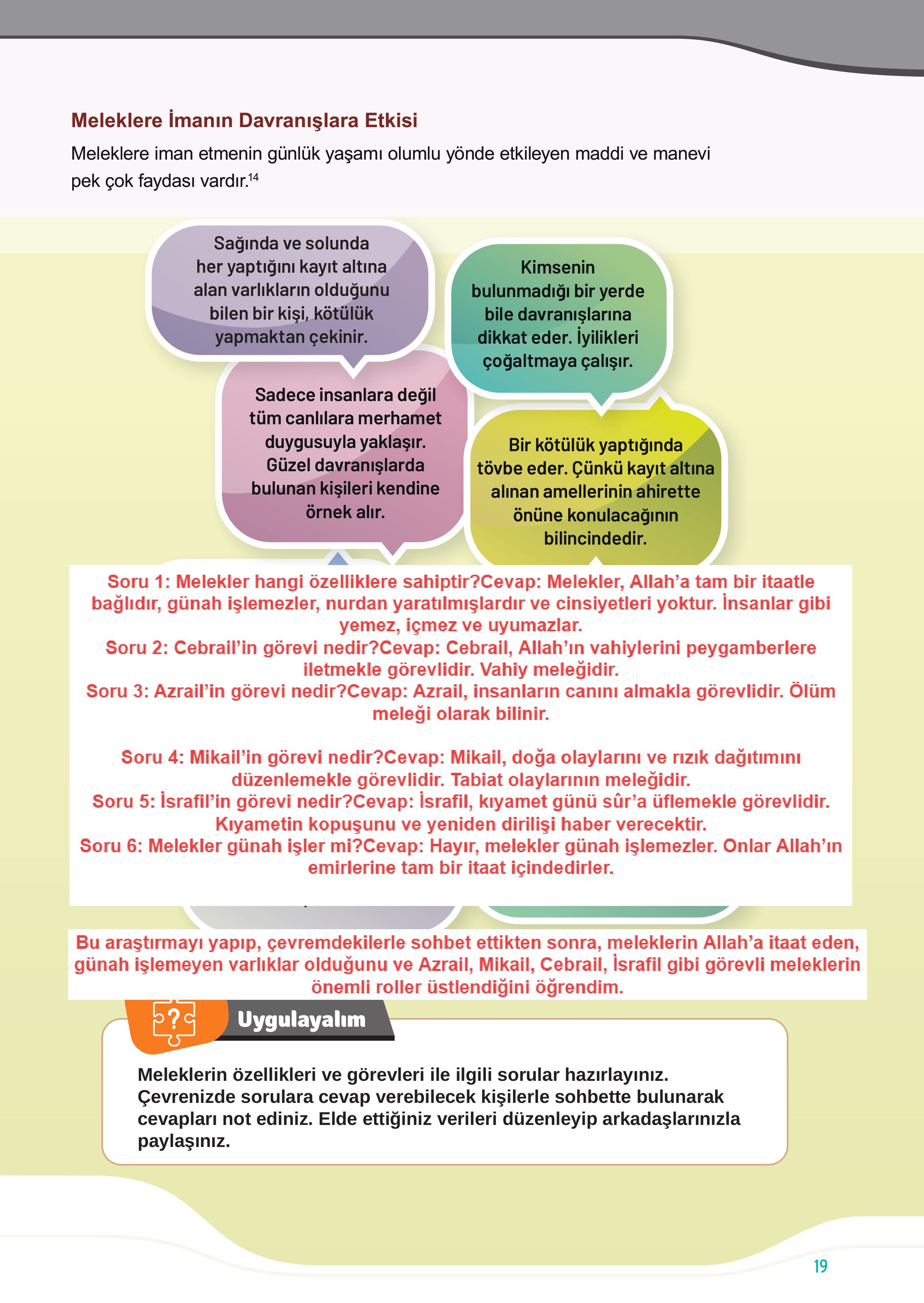 7. Sınıf Meb Yayınları Din Kültürü Ve Ahlak Bilgisi Ders Kitabı Sayfa 19 Cevapları 7. Sınıf Meb Yayınları Din Kültürü Ve Ahlak Bilgisi Ders Kitabı Sayfa 19 Cevapları