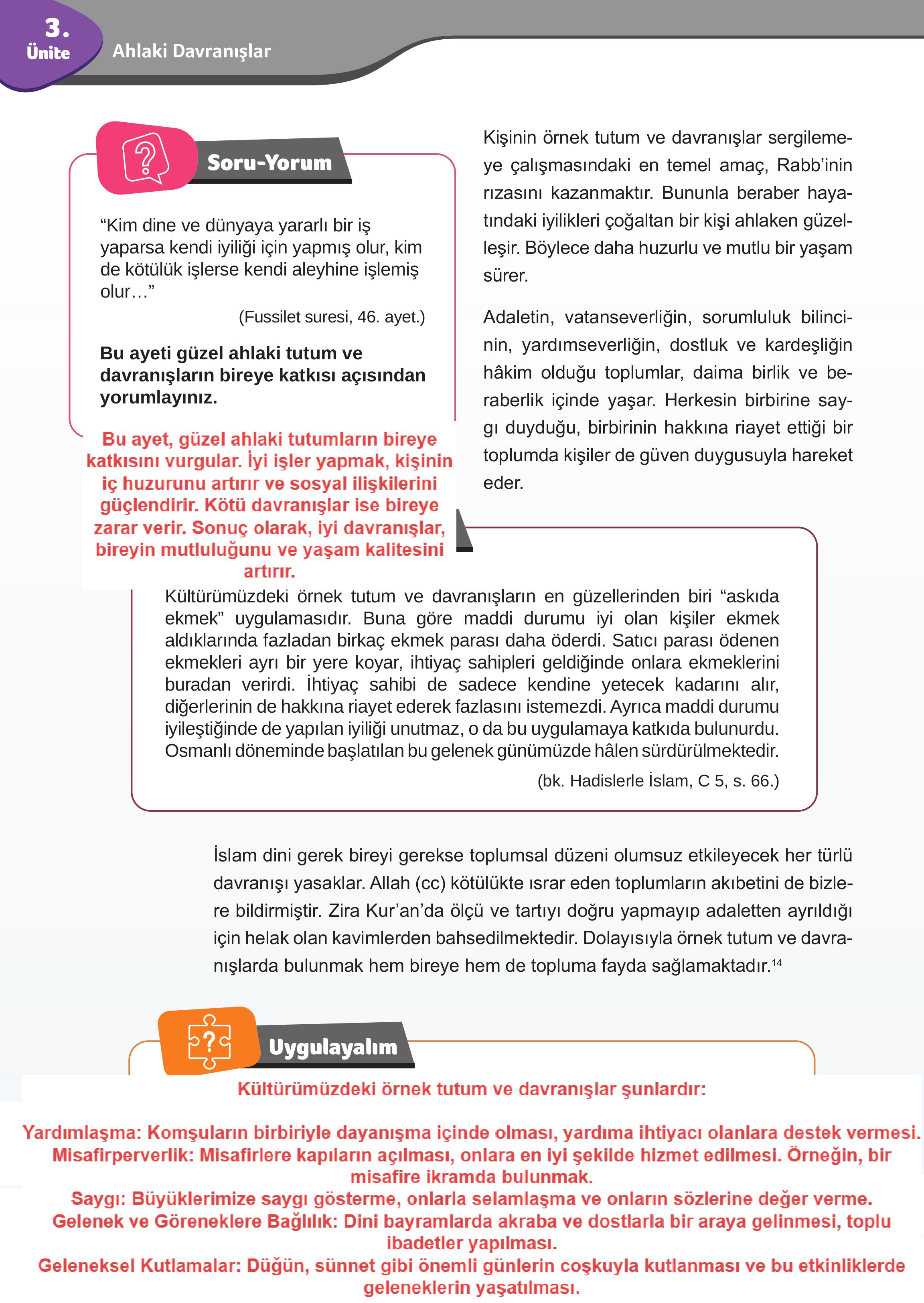 7. Sınıf Meb Yayınları Din Kültürü Ve Ahlak Bilgisi Ders Kitabı Sayfa 84 Cevapları 7. Sınıf Meb Yayınları Din Kültürü Ve Ahlak Bilgisi Ders Kitabı Sayfa 84 Cevapları