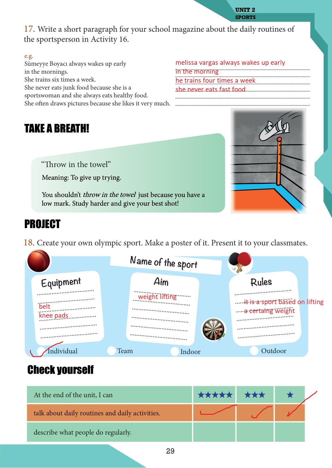 7. Sınıf Meb Yayınları İngilizce Ders Kitabı Sayfa 29 Cevapları