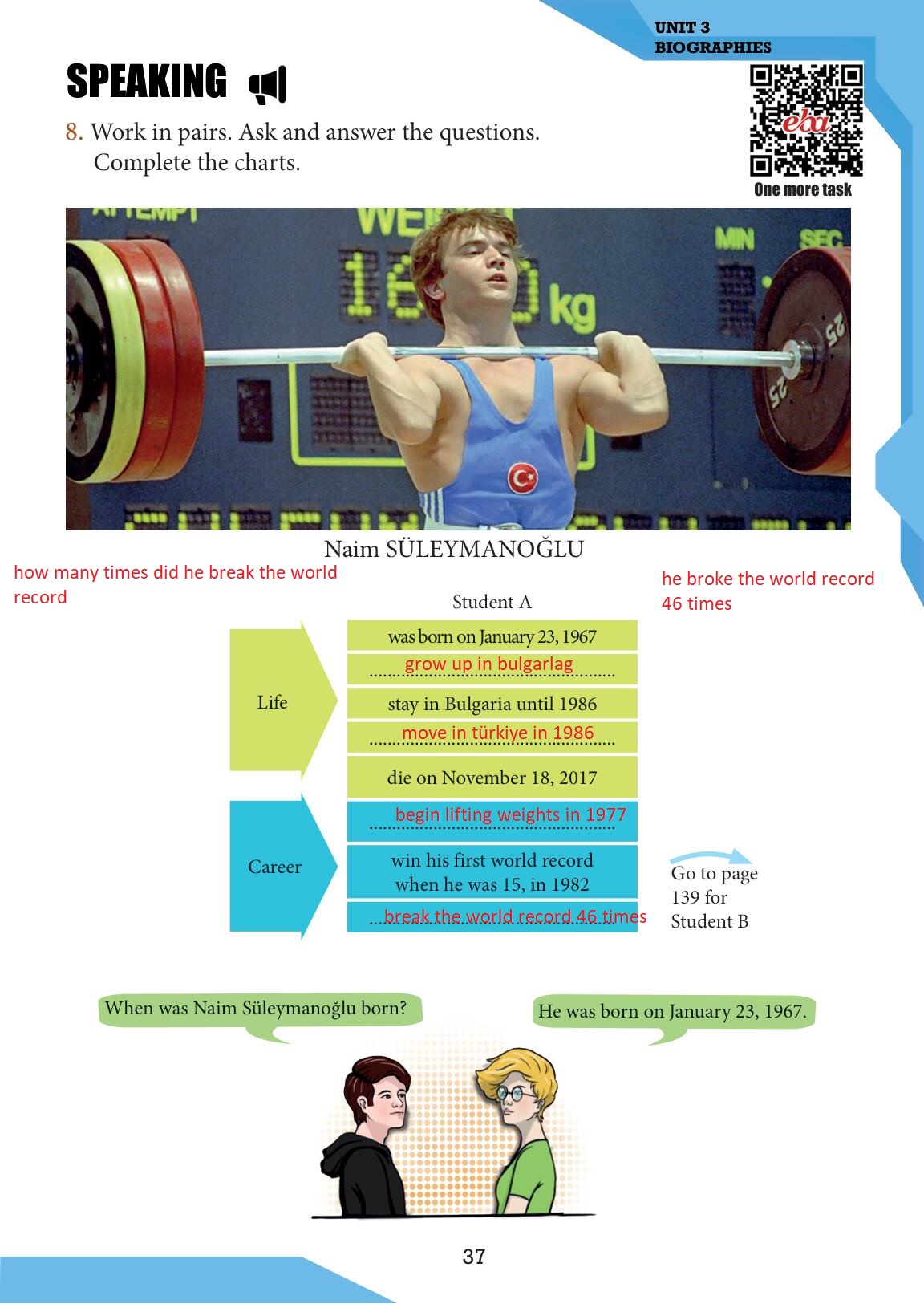 7. Sınıf Meb Yayınları İngilizce Ders Kitabı Sayfa 37 Cevapları