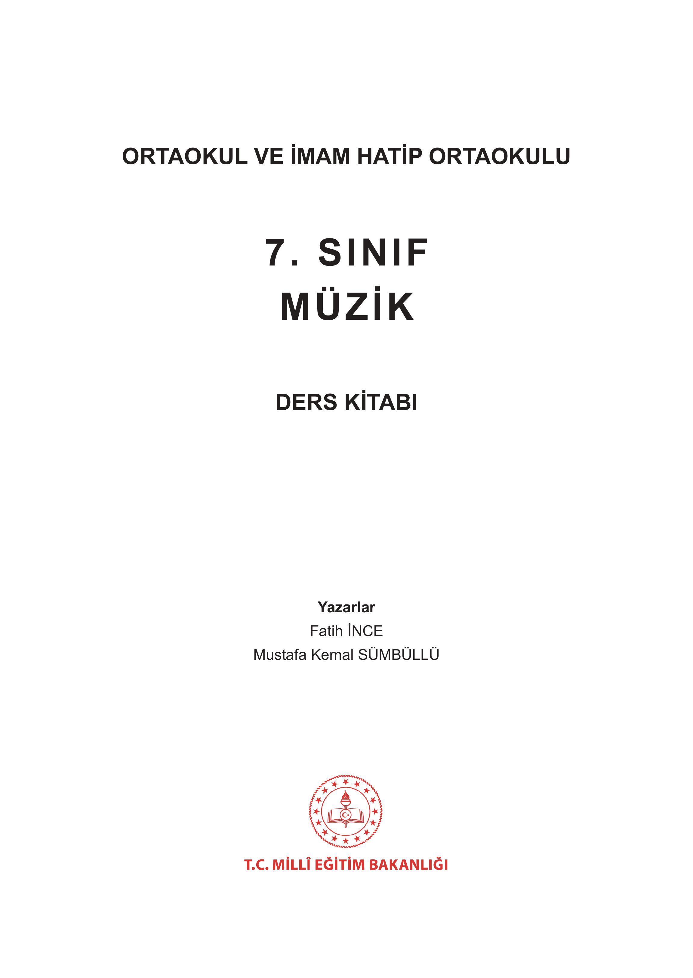7. Sınıf Meb Yayınları Müzik Ders Kitabı Sayfa 1 Cevapları