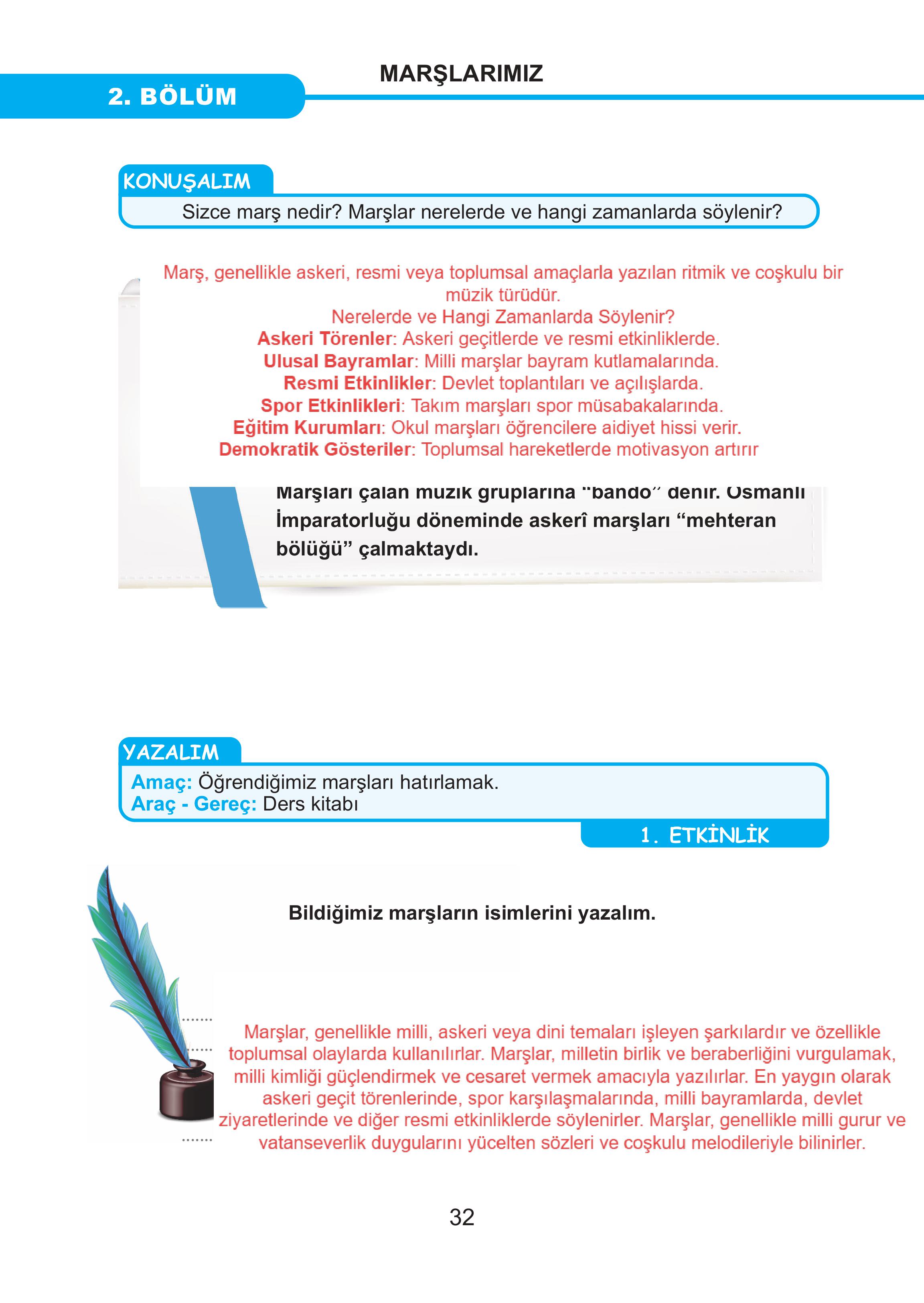 7. Sınıf Meb Yayınları Müzik Ders Kitabı Sayfa 32 Cevapları 7. Sınıf Meb Yayınları Müzik Ders Kitabı Sayfa 32 Cevapları