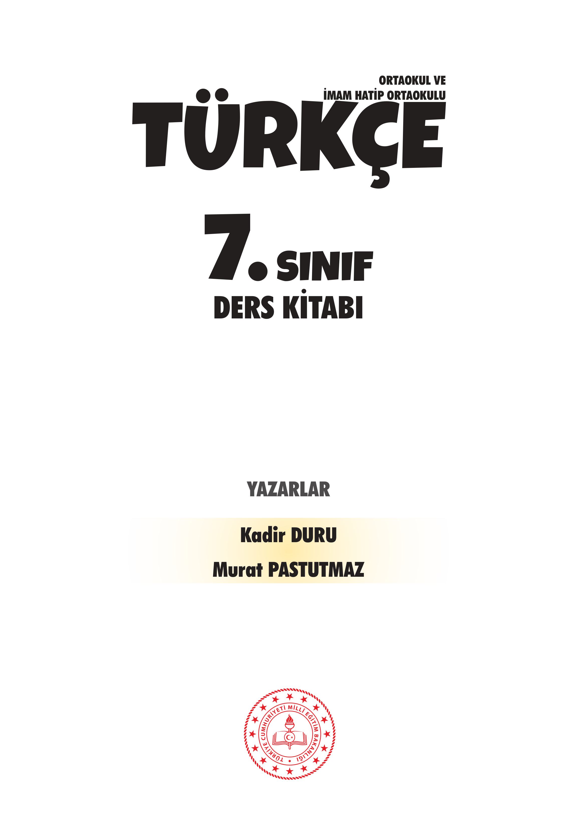 7. Sınıf Meb Yayınları Türkçe Ders Kitabı Sayfa 1 Cevapları 7. Sınıf Meb Yayınları Türkçe Ders Kitabı Sayfa 1 Cevapları