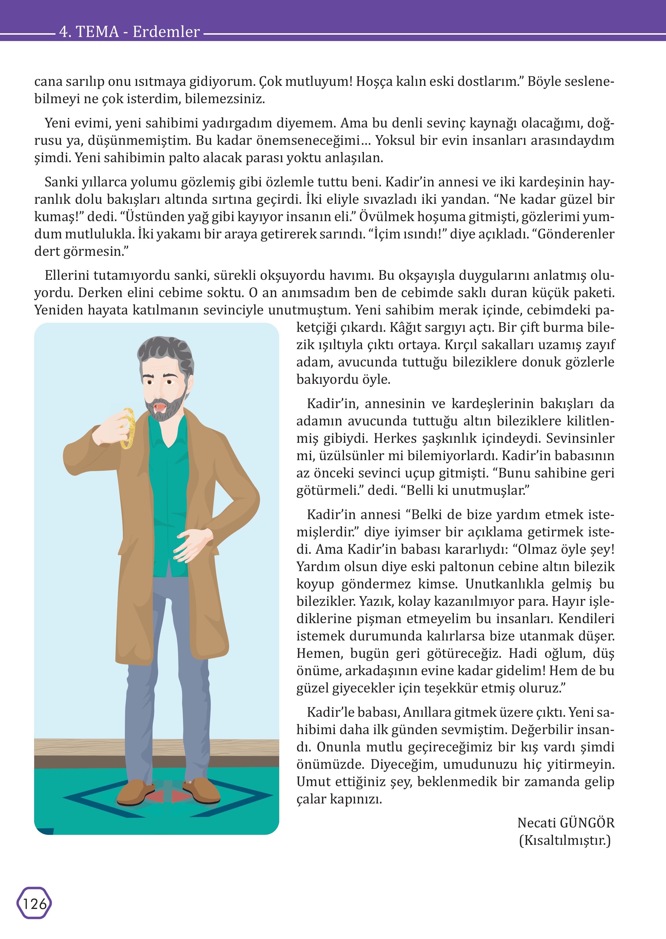 7. Sınıf Meb Yayınları Türkçe Ders Kitabı Sayfa 126 Cevapları 7. Sınıf Meb Yayınları Türkçe Ders Kitabı Sayfa 126 Cevapları