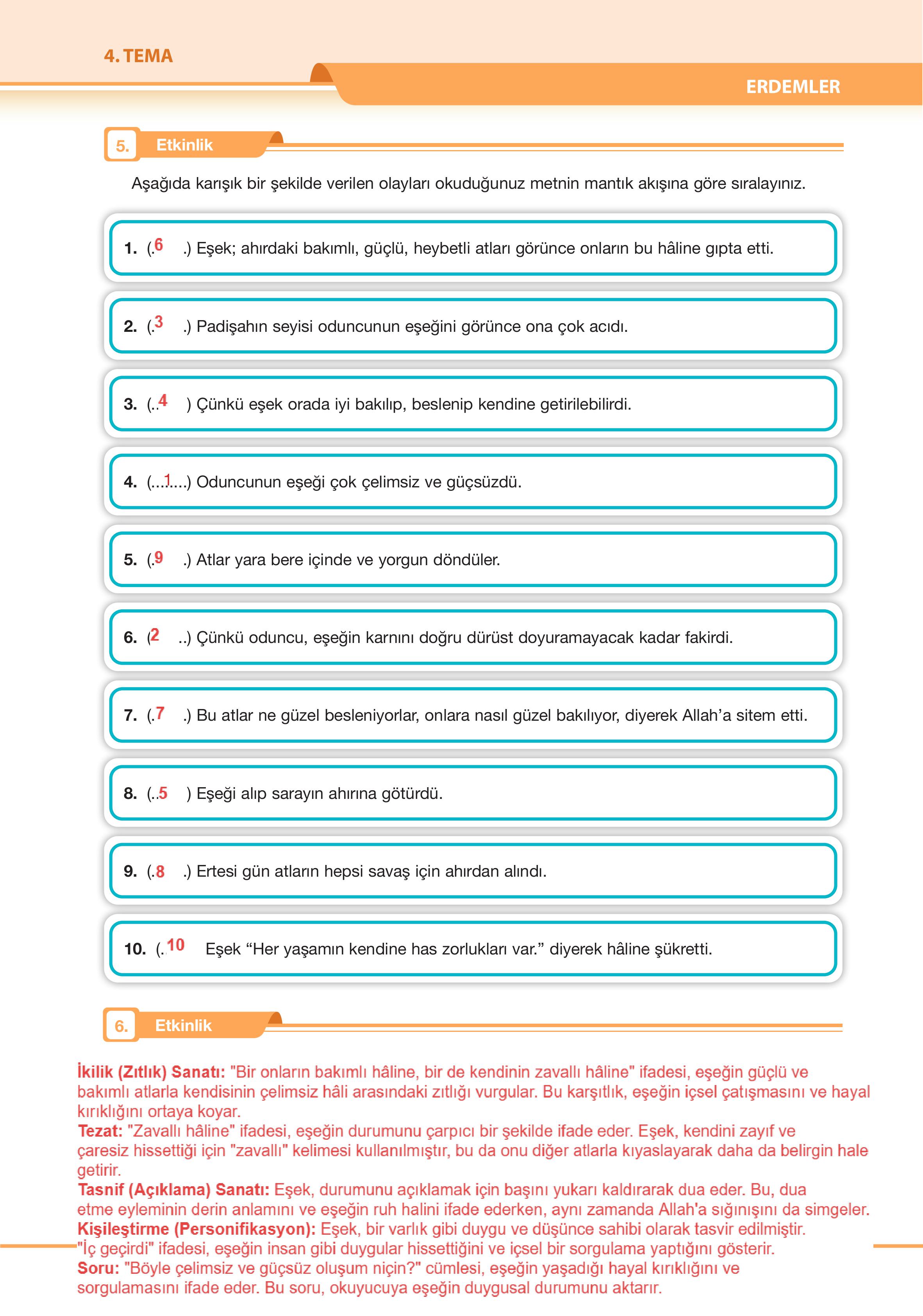 7. Sınıf Özgün Yayıncılık Türkçe Ders Kitabı Sayfa 126 Cevapları 7. Sınıf Özgün Yayıncılık Türkçe Ders Kitabı Sayfa 126 Cevapları