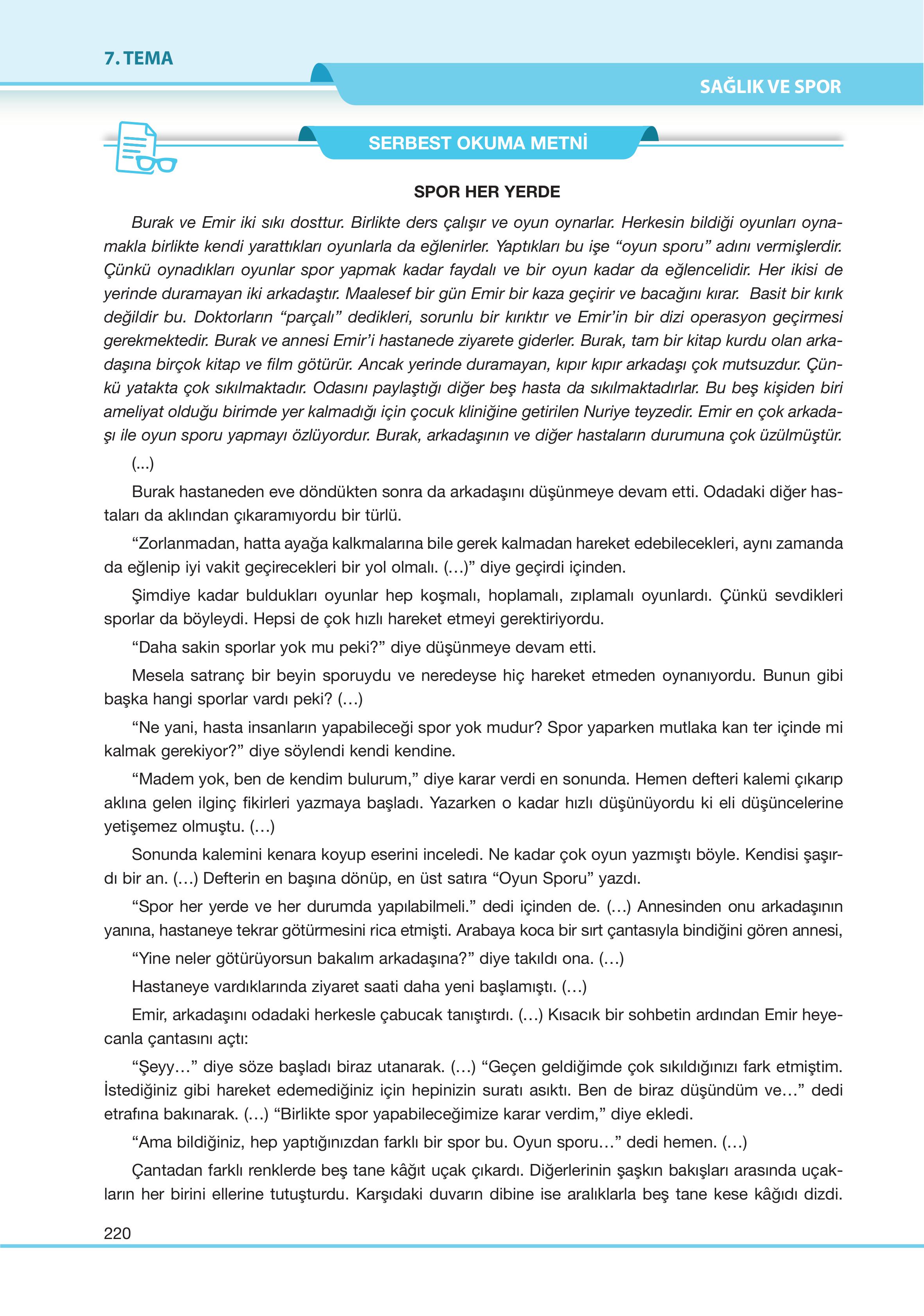 7. Sınıf Özgün Yayıncılık Türkçe Ders Kitabı Sayfa 220 Cevapları 7. Sınıf Özgün Yayıncılık Türkçe Ders Kitabı Sayfa 220 Cevapları