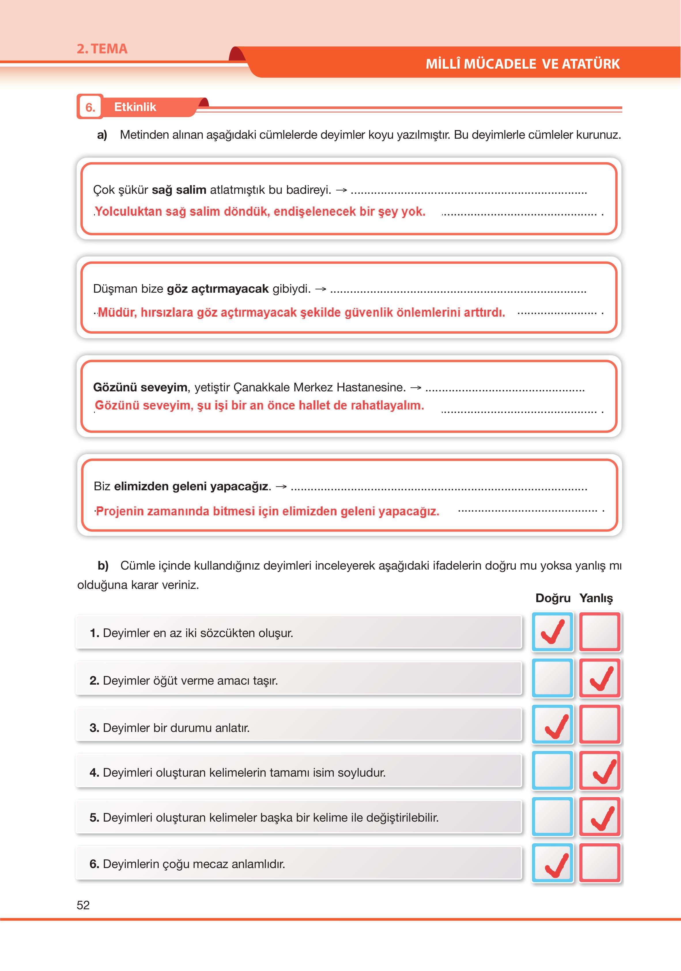 7. Sınıf Özgün Yayıncılık Türkçe Ders Kitabı Sayfa 52 Cevapları 7. Sınıf Özgün Yayıncılık Türkçe Ders Kitabı Sayfa 52 Cevapları