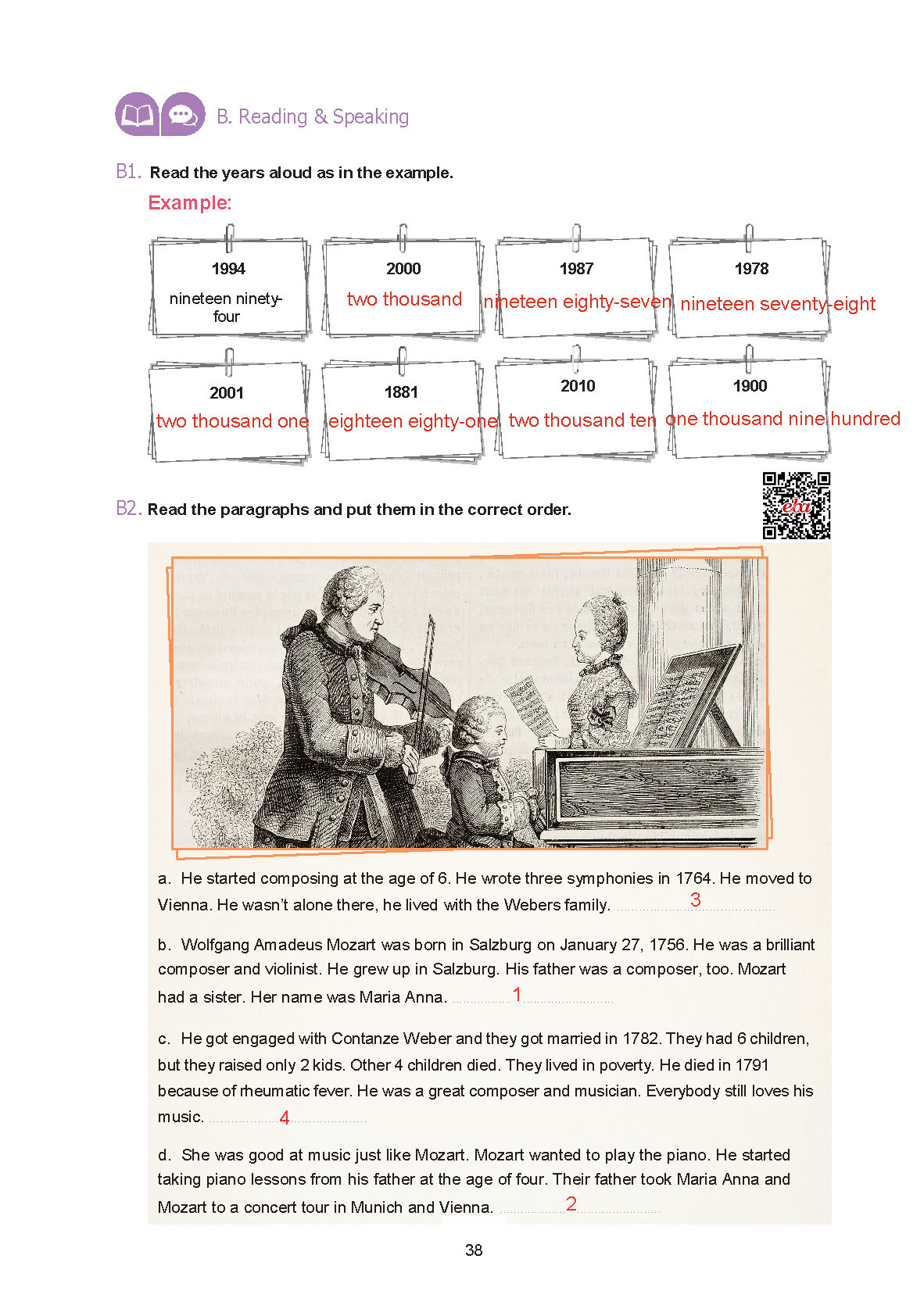 7. Sınıf Yıldırım Yayınları İngilizce Ders Kitabı Sayfa 038 Cevapları