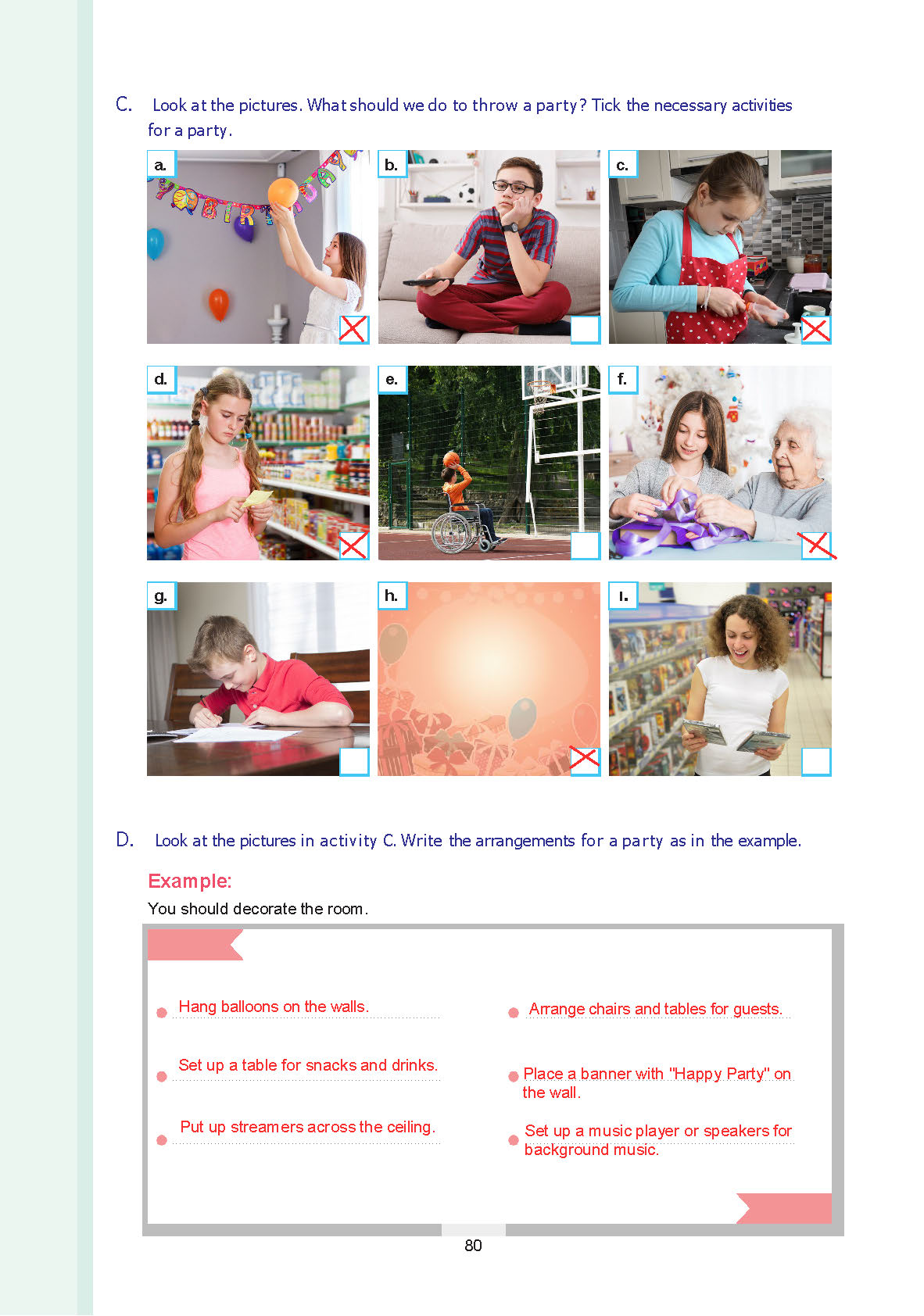 7. Sınıf Yıldırım Yayınları İngilizce Ders Kitabı Sayfa 080 Cevapları