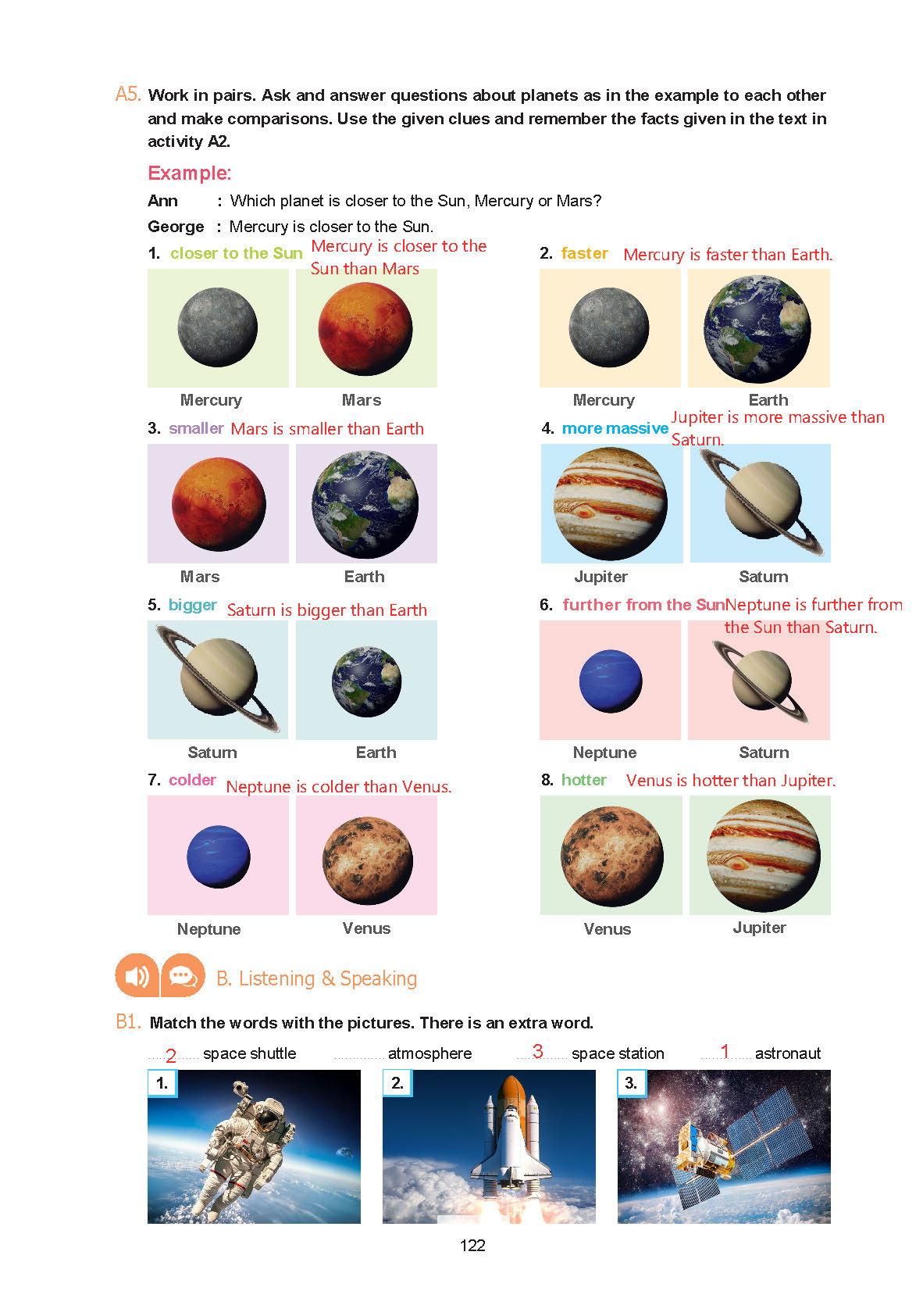 7. Sınıf Yıldırım Yayınları İngilizce Ders Kitabı Sayfa 122 Cevapları