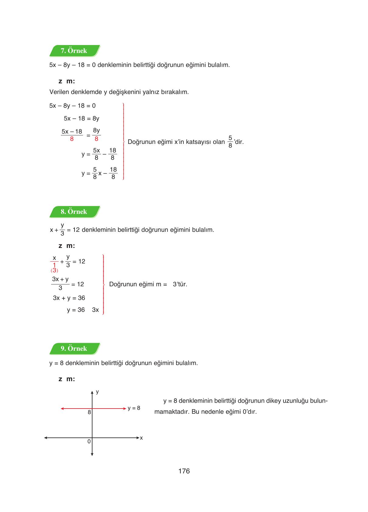 8. Sınıf Ada Yayıncılık Matematik Ders Kitabı Sayfa 176 Cevapları