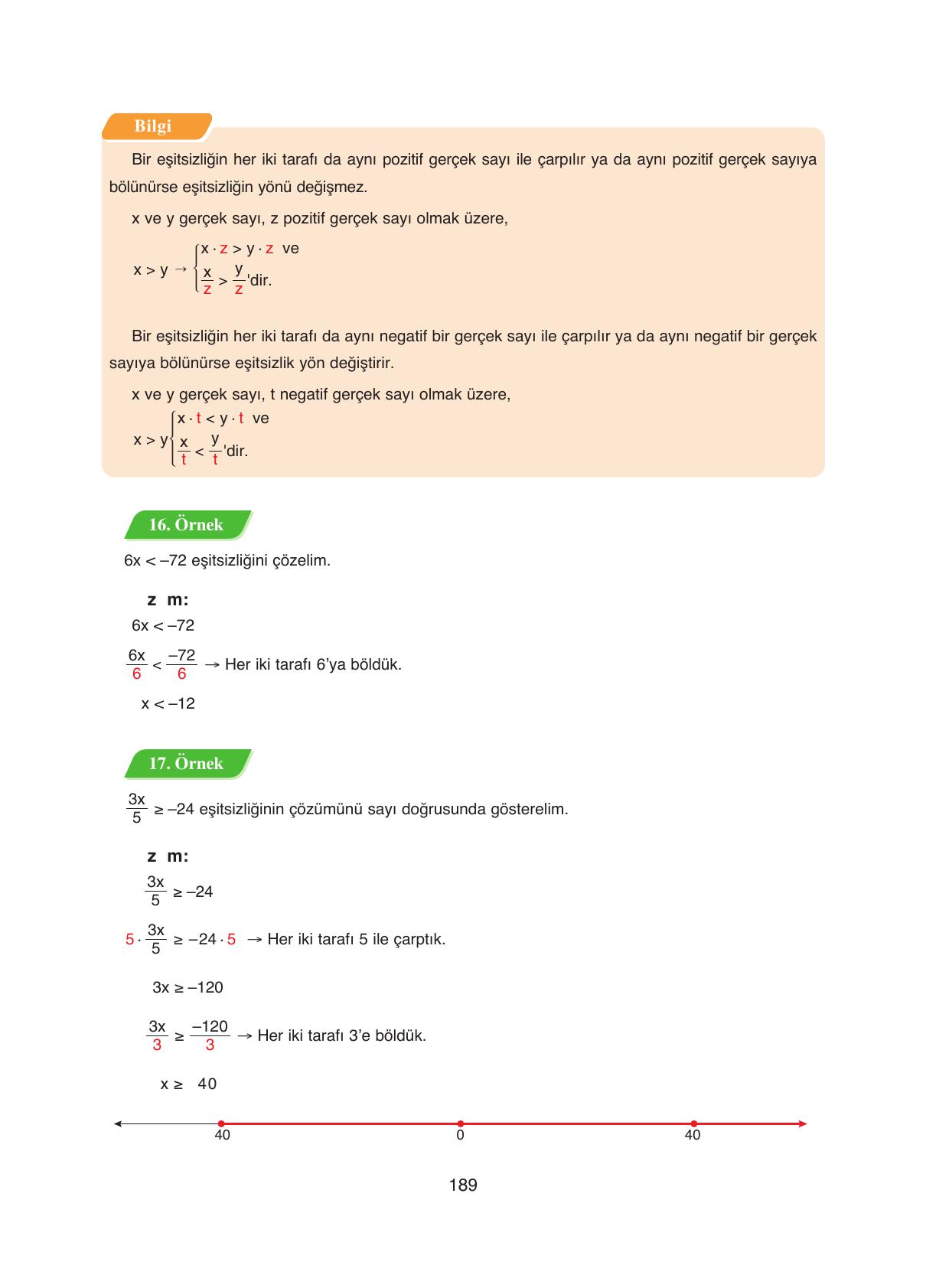8. Sınıf Ada Yayıncılık Matematik Ders Kitabı Sayfa 189 Cevapları