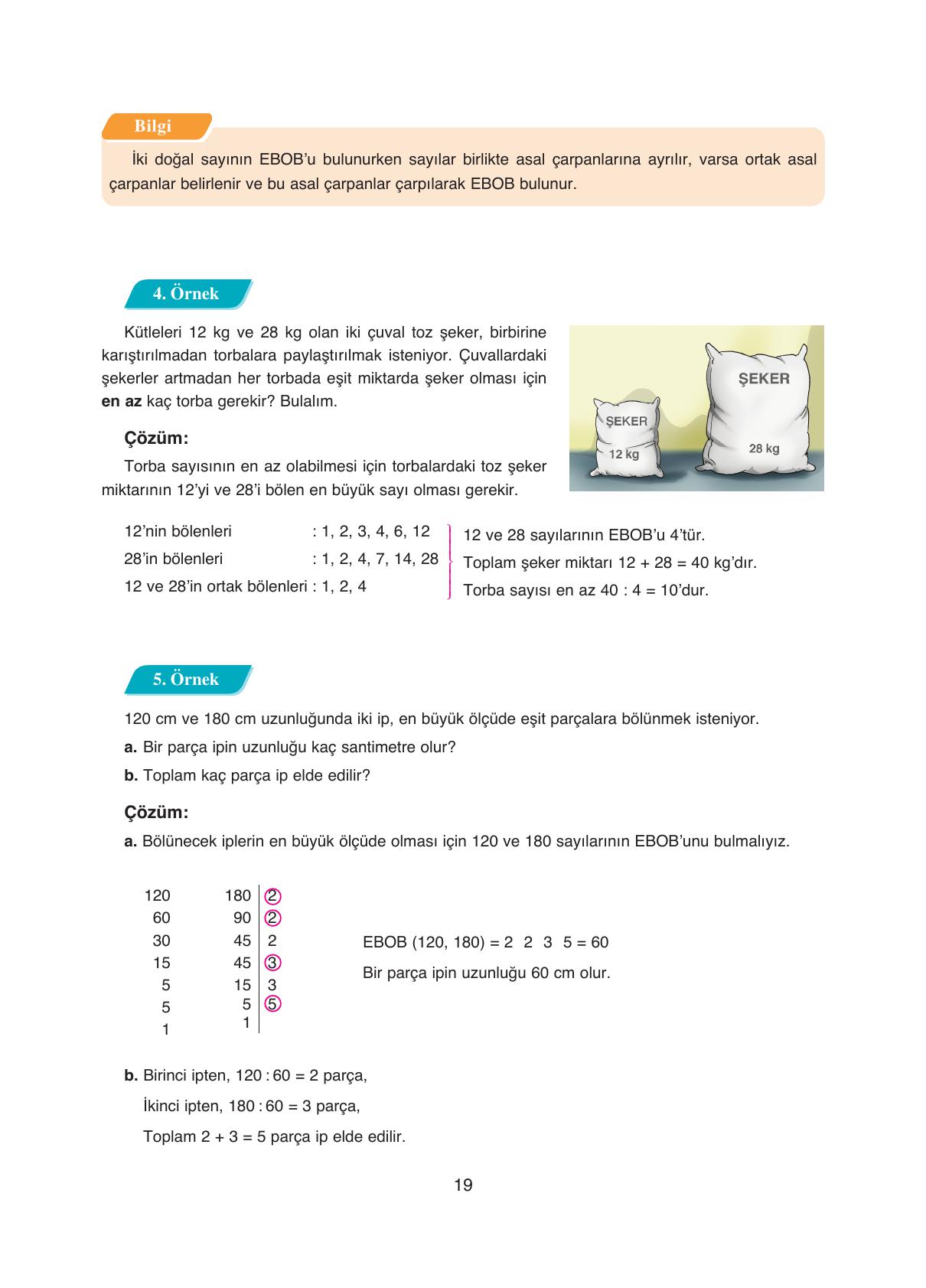 8. Sınıf Ada Yayıncılık Matematik Ders Kitabı Sayfa 19 Cevapları 8. Sınıf Ada Yayıncılık Matematik Ders Kitabı Sayfa 19 Cevapları