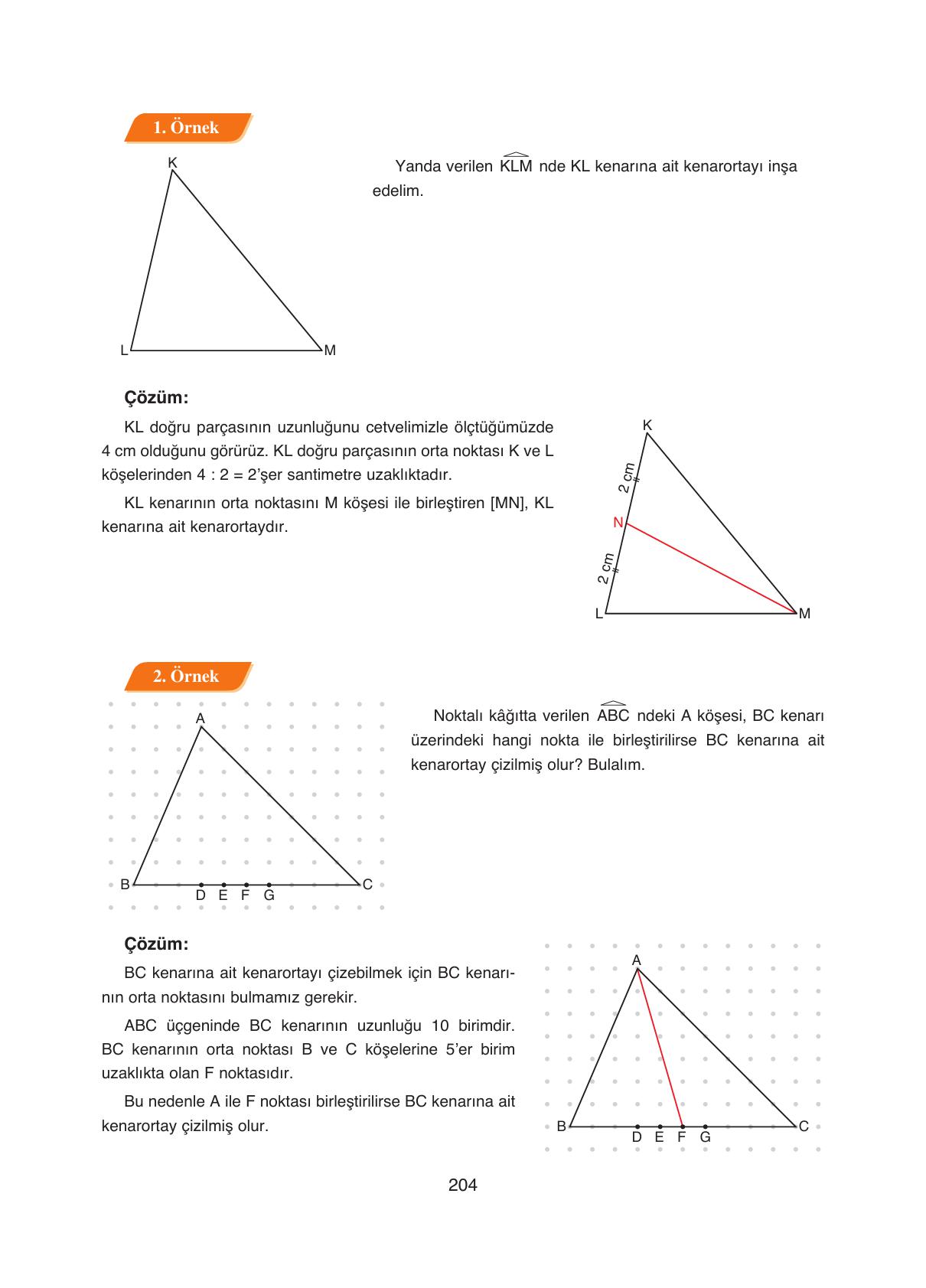 8. Sınıf Ada Yayıncılık Matematik Ders Kitabı Sayfa 204 Cevapları