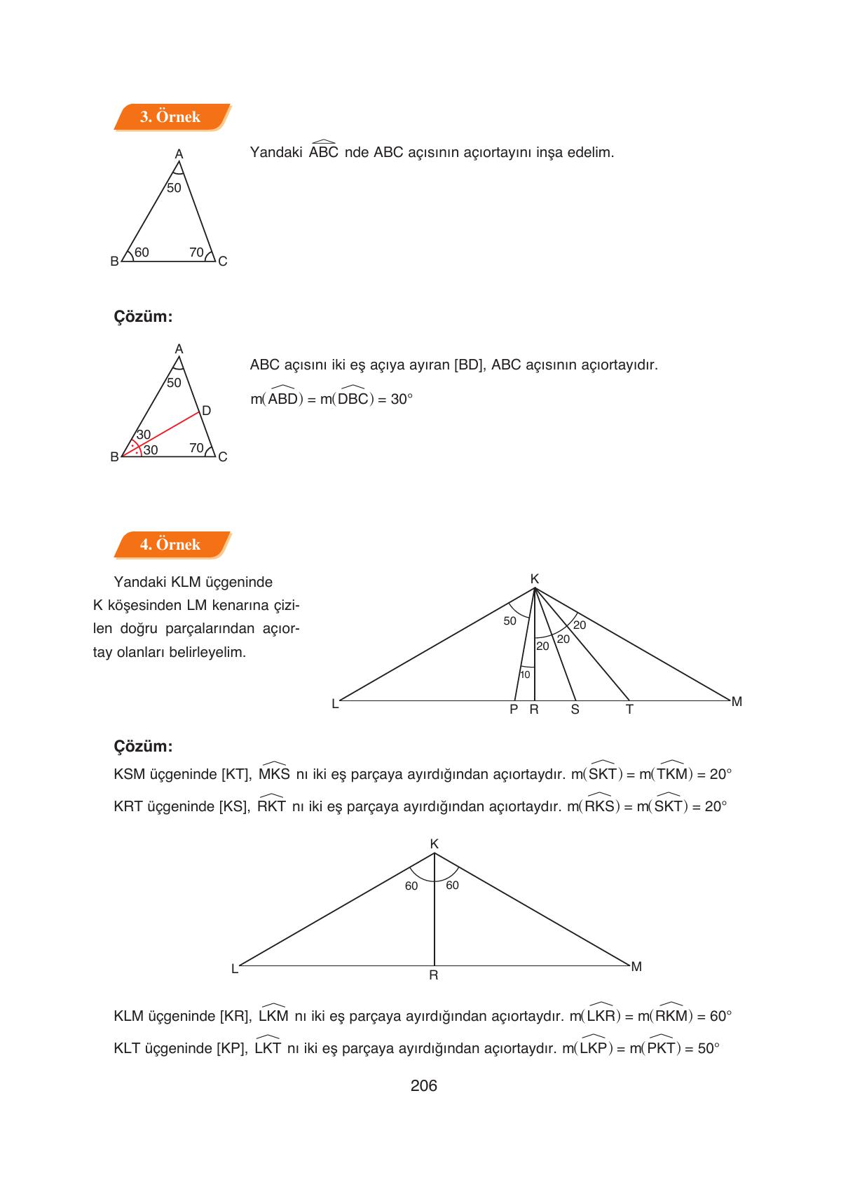 8. Sınıf Ada Yayıncılık Matematik Ders Kitabı Sayfa 206 Cevapları