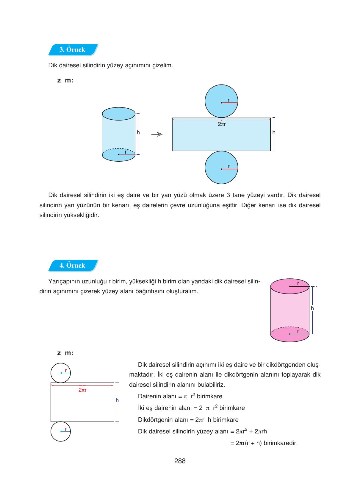 8. Sınıf Ada Yayıncılık Matematik Ders Kitabı Sayfa 288 Cevapları