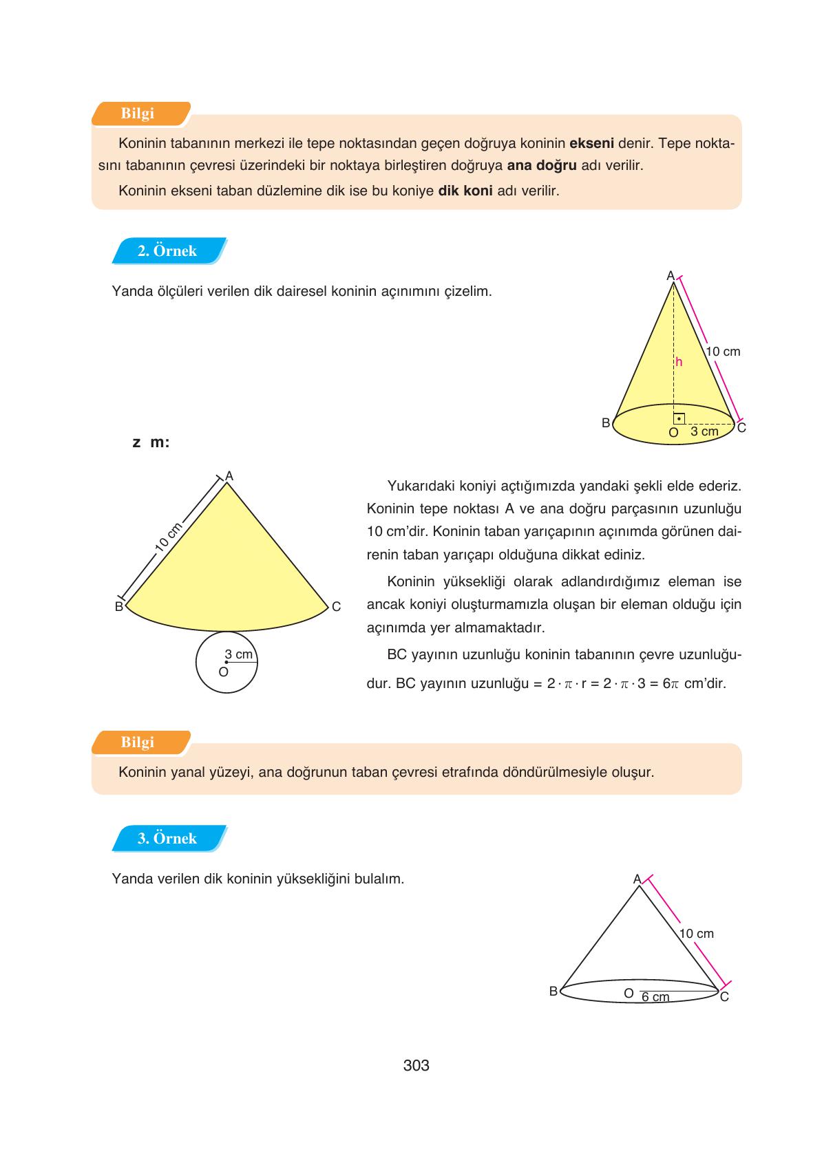 8. Sınıf Ada Yayıncılık Matematik Ders Kitabı Sayfa 303 Cevapları