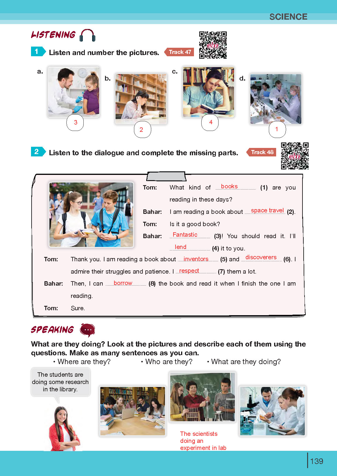 8. Sınıf Bilim Ve Kültür Yayınları İngilizce Ders Kitabı Sayfa 139 Cevapları 8. Sınıf Bilim Ve Kültür Yayınları İngilizce Ders Kitabı Sayfa 139 Cevapları