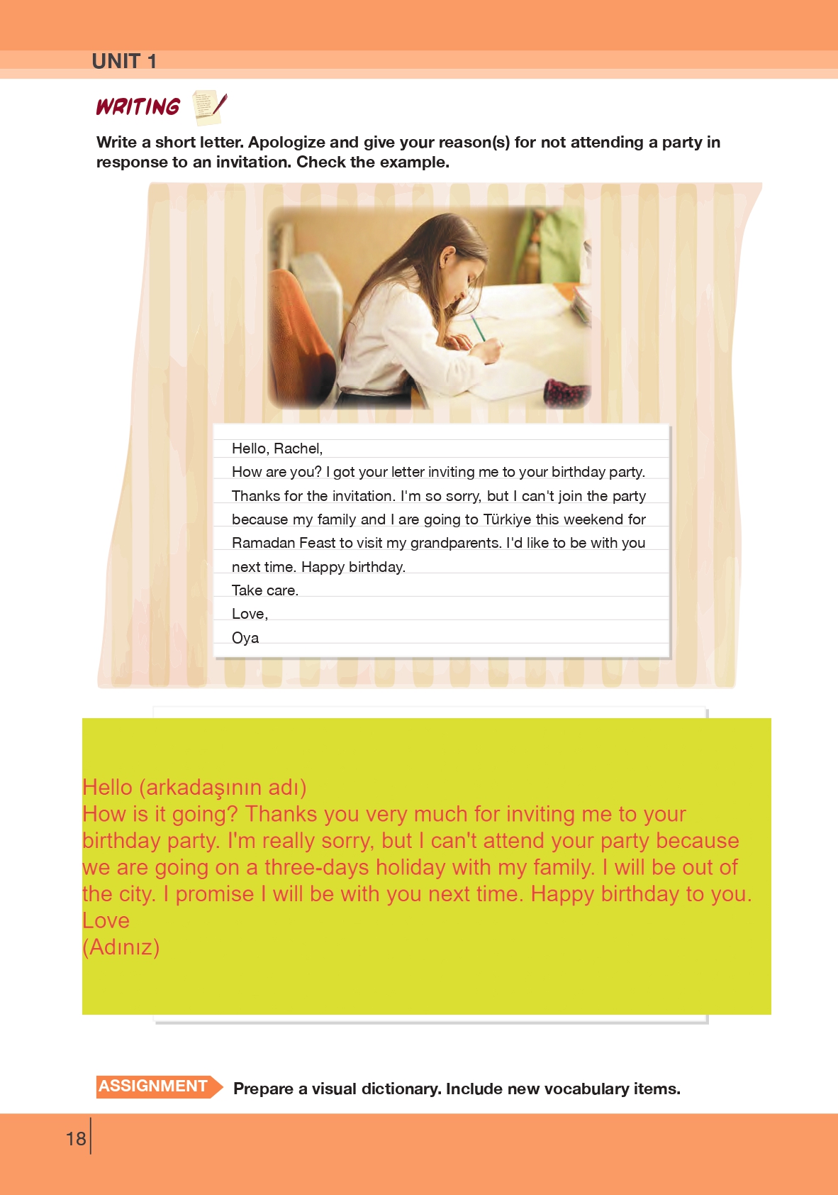 8. Sınıf Bilim Ve Kültür Yayınları İngilizce Ders Kitabı Sayfa 18 Cevapları