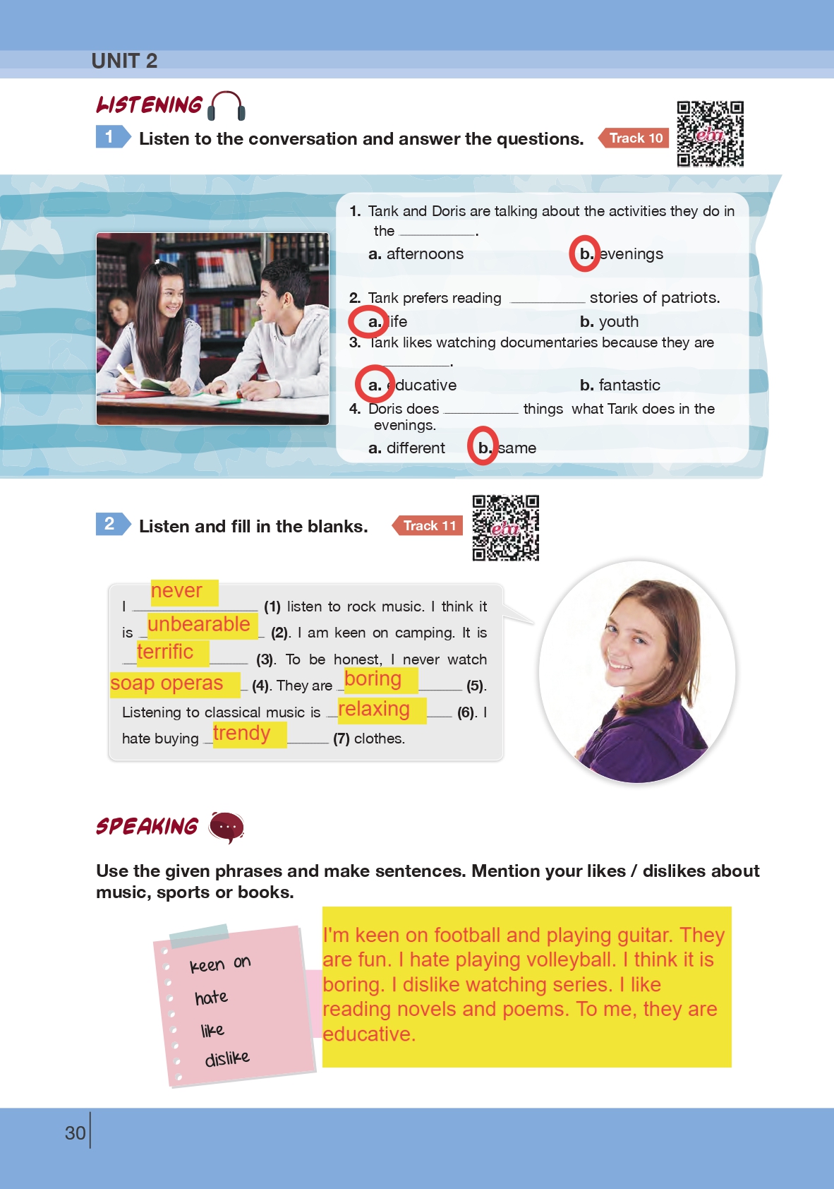 8. Sınıf Bilim Ve Kültür Yayınları İngilizce Ders Kitabı Sayfa 30 Cevapları