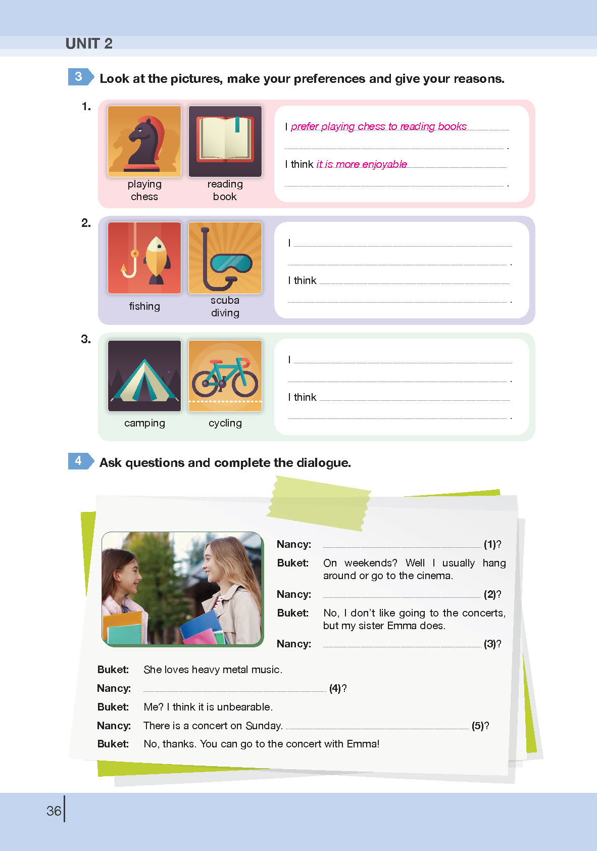 8. Sınıf Bilim Ve Kültür Yayınları İngilizce Ders Kitabı Sayfa 36 Cevapları
