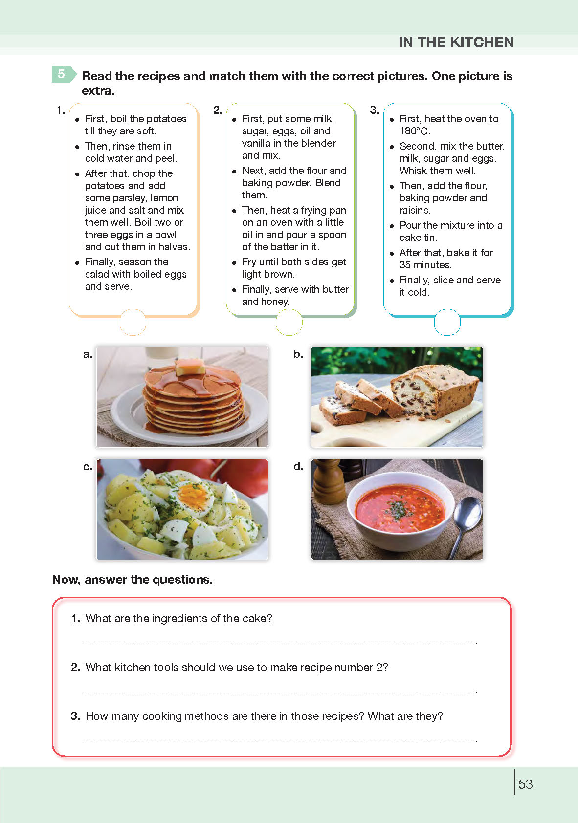 8. Sınıf Bilim Ve Kültür Yayınları İngilizce Ders Kitabı Sayfa 53 Cevapları
