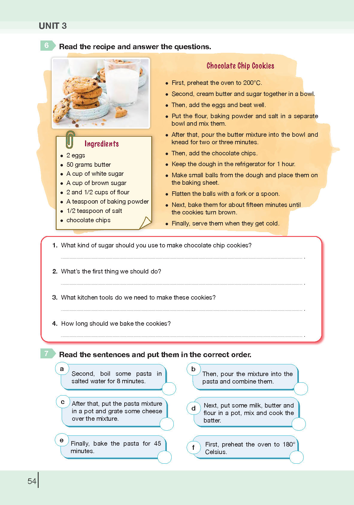 8. Sınıf Bilim Ve Kültür Yayınları İngilizce Ders Kitabı Sayfa 54 Cevapları