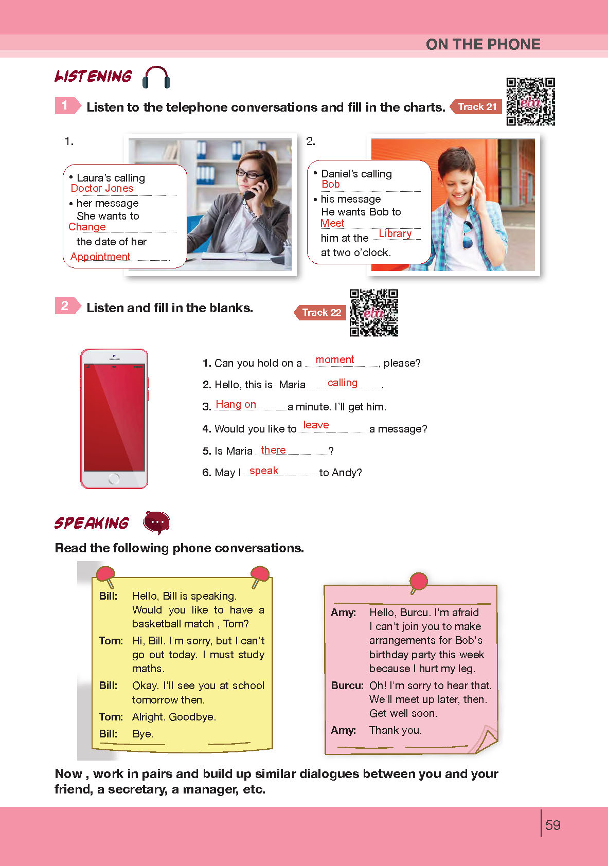 8. Sınıf Bilim Ve Kültür Yayınları İngilizce Ders Kitabı Sayfa 59 Cevapları