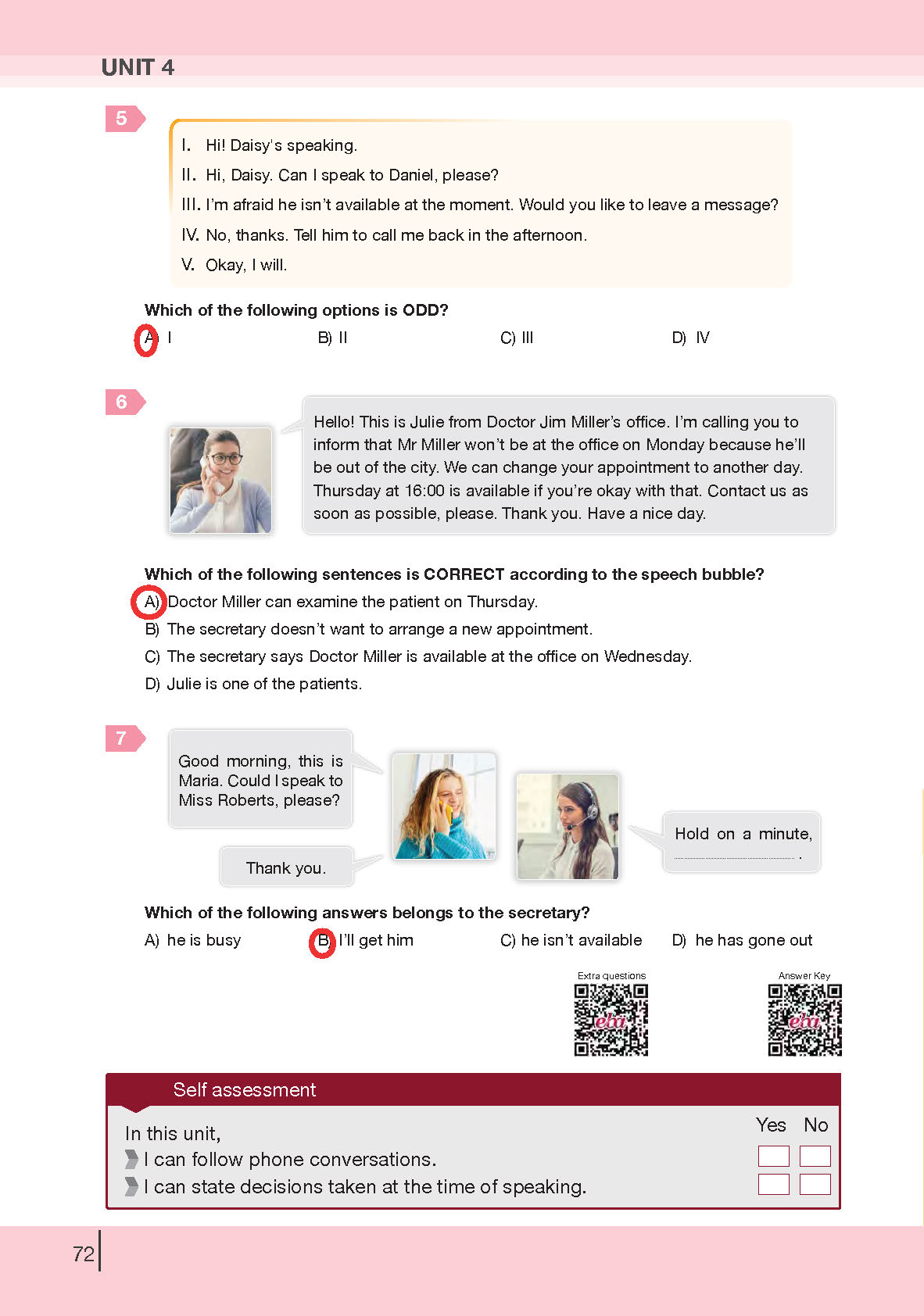 8. Sınıf Bilim Ve Kültür Yayınları İngilizce Ders Kitabı Sayfa 72 Cevapları