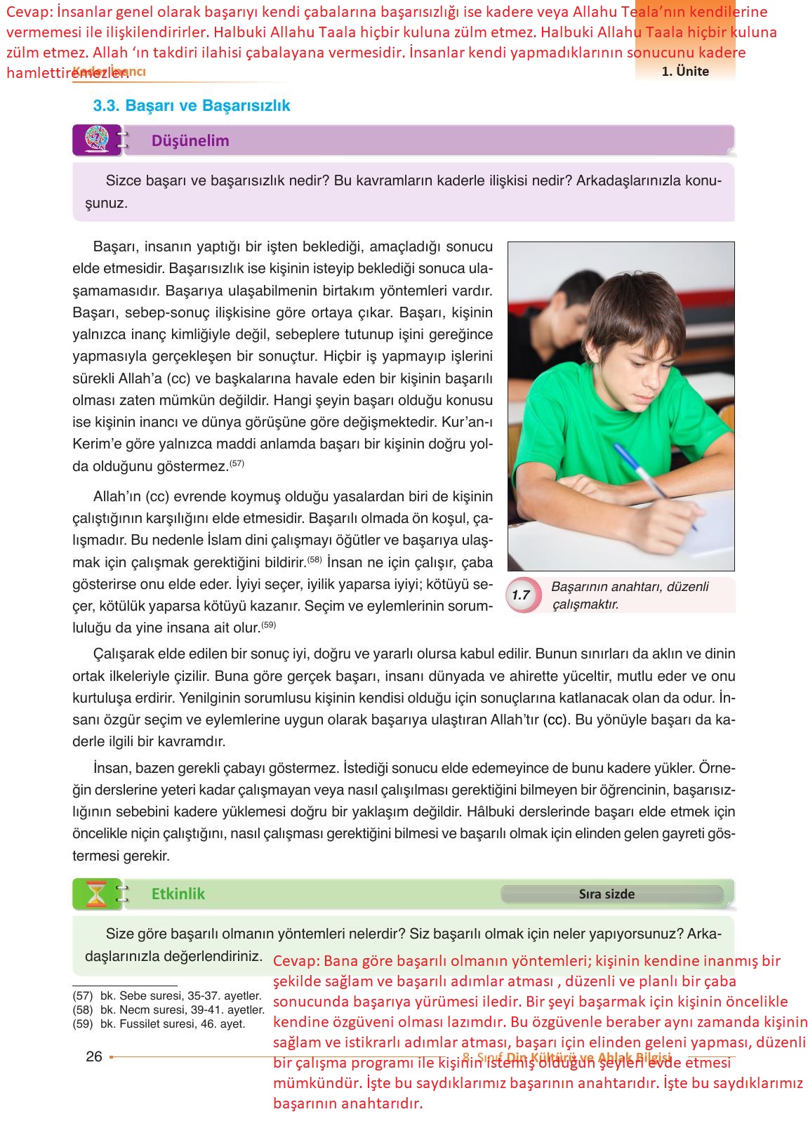 8. Sınıf Gezegen Yayıncılık Din Kültürü Ve Ahlak Bilgisi Ders Kitabı Sayfa 26 Cevapları 8. Sınıf Gezegen Yayıncılık Din Kültürü Ve Ahlak Bilgisi Ders Kitabı Sayfa 26 Cevapları