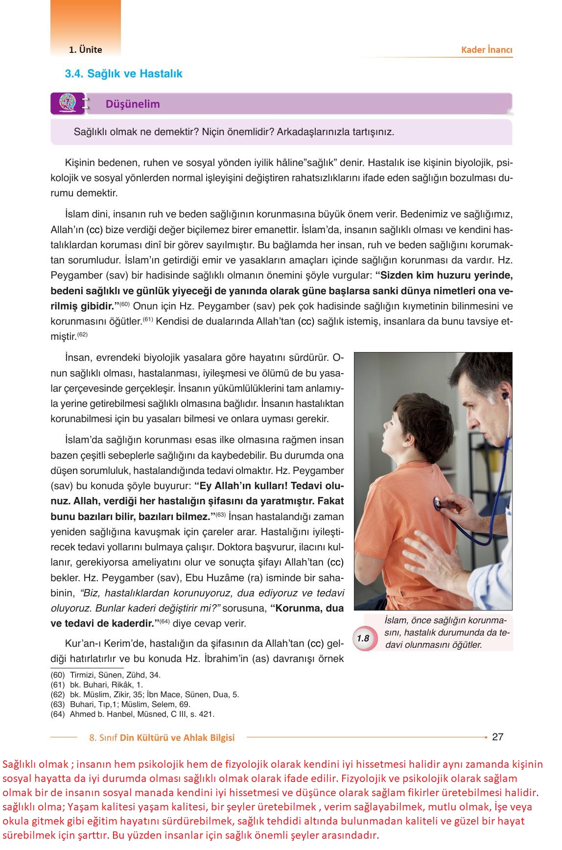 8. Sınıf Gezegen Yayıncılık Din Kültürü Ve Ahlak Bilgisi Ders Kitabı Sayfa 27 Cevapları 8. Sınıf Gezegen Yayıncılık Din Kültürü Ve Ahlak Bilgisi Ders Kitabı Sayfa 27 Cevapları