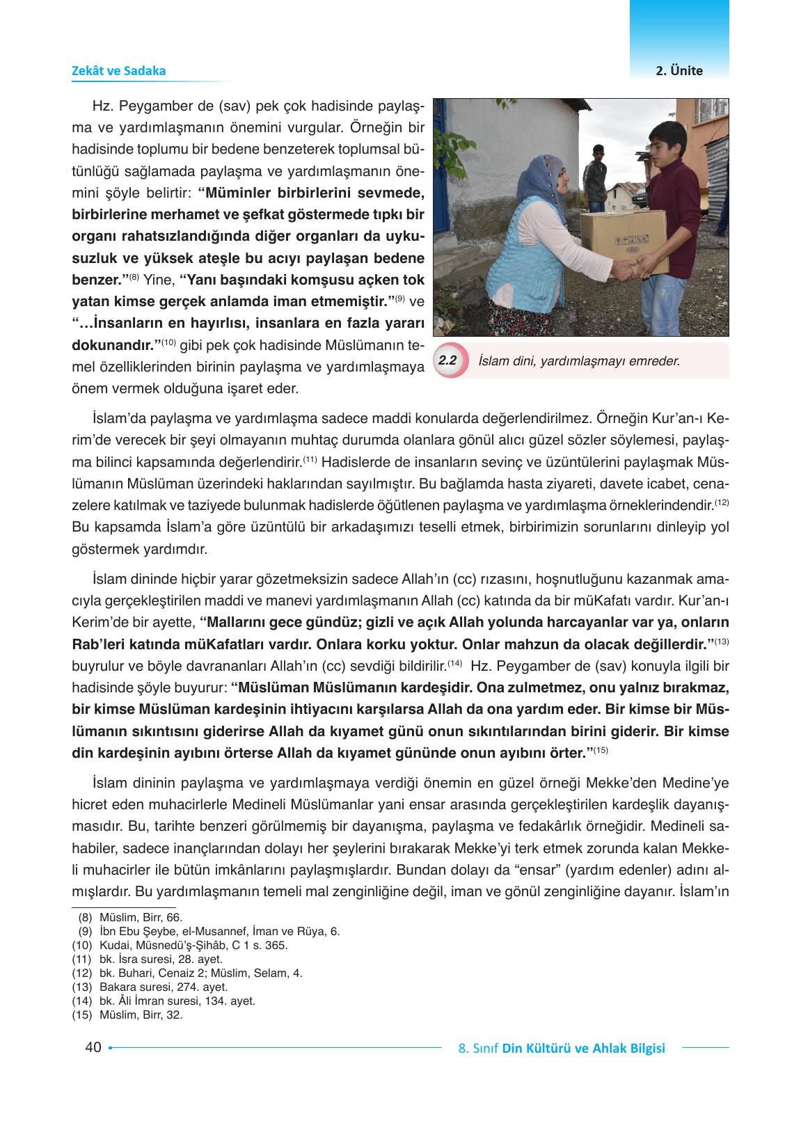 8. Sınıf Gezegen Yayıncılık Din Kültürü Ve Ahlak Bilgisi Ders Kitabı Sayfa 40 Cevapları 8. Sınıf Gezegen Yayıncılık Din Kültürü Ve Ahlak Bilgisi Ders Kitabı Sayfa 40 Cevapları