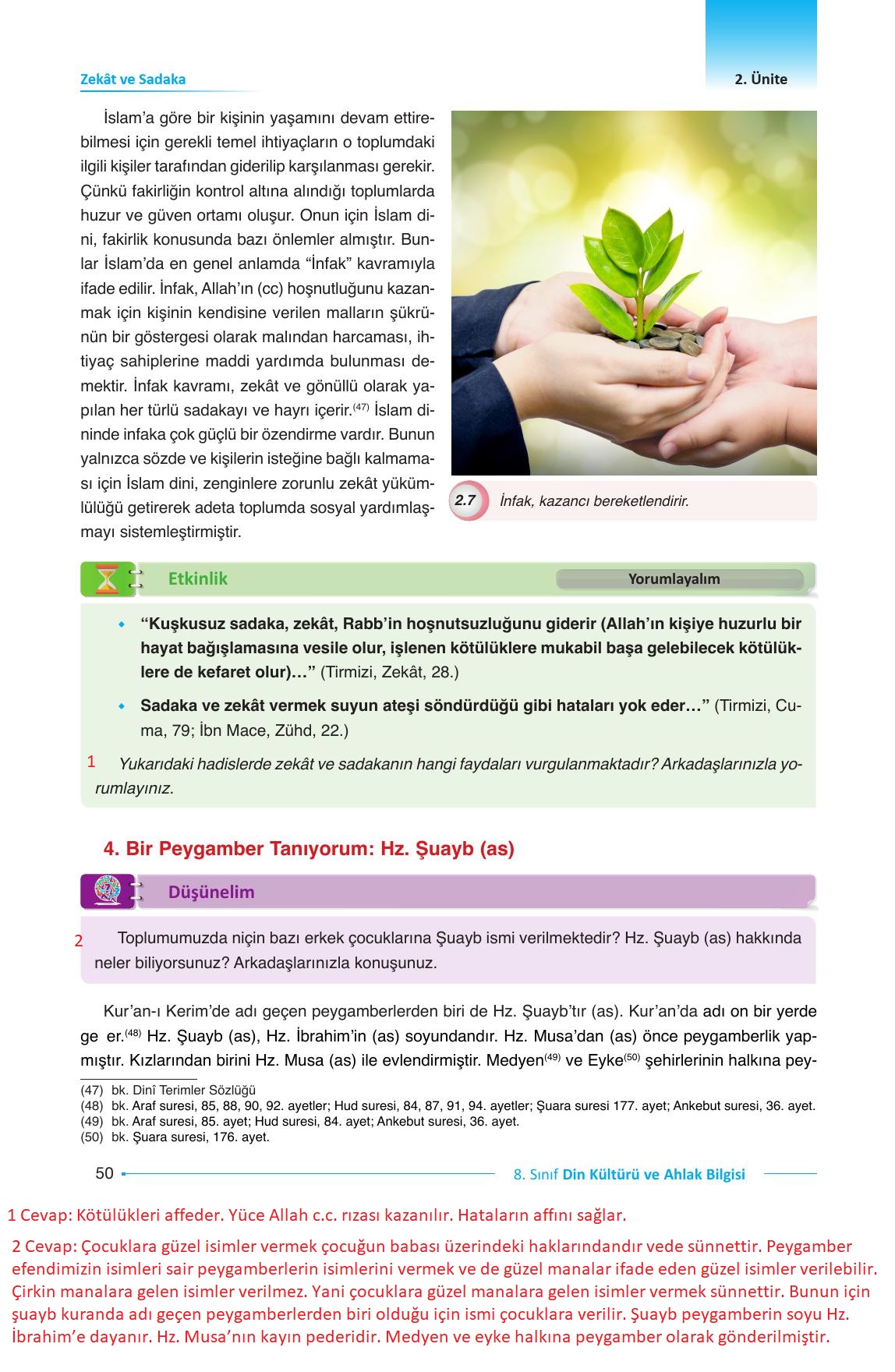 8. Sınıf Gezegen Yayıncılık Din Kültürü Ve Ahlak Bilgisi Ders Kitabı Sayfa 50 Cevapları 8. Sınıf Gezegen Yayıncılık Din Kültürü Ve Ahlak Bilgisi Ders Kitabı Sayfa 50 Cevapları