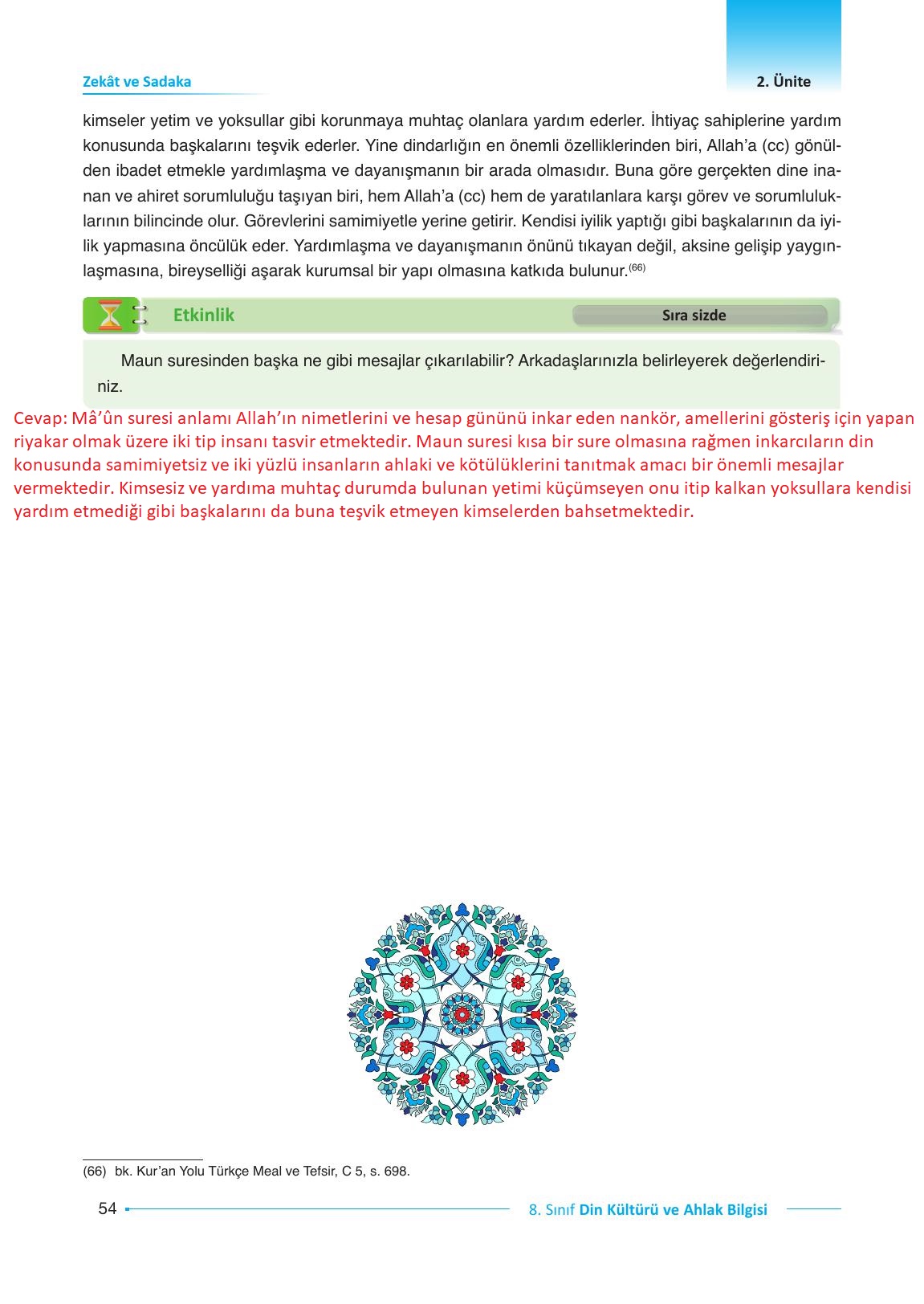 8. Sınıf Gezegen Yayıncılık Din Kültürü Ve Ahlak Bilgisi Ders Kitabı Sayfa 54 Cevapları 8. Sınıf Gezegen Yayıncılık Din Kültürü Ve Ahlak Bilgisi Ders Kitabı Sayfa 54 Cevapları