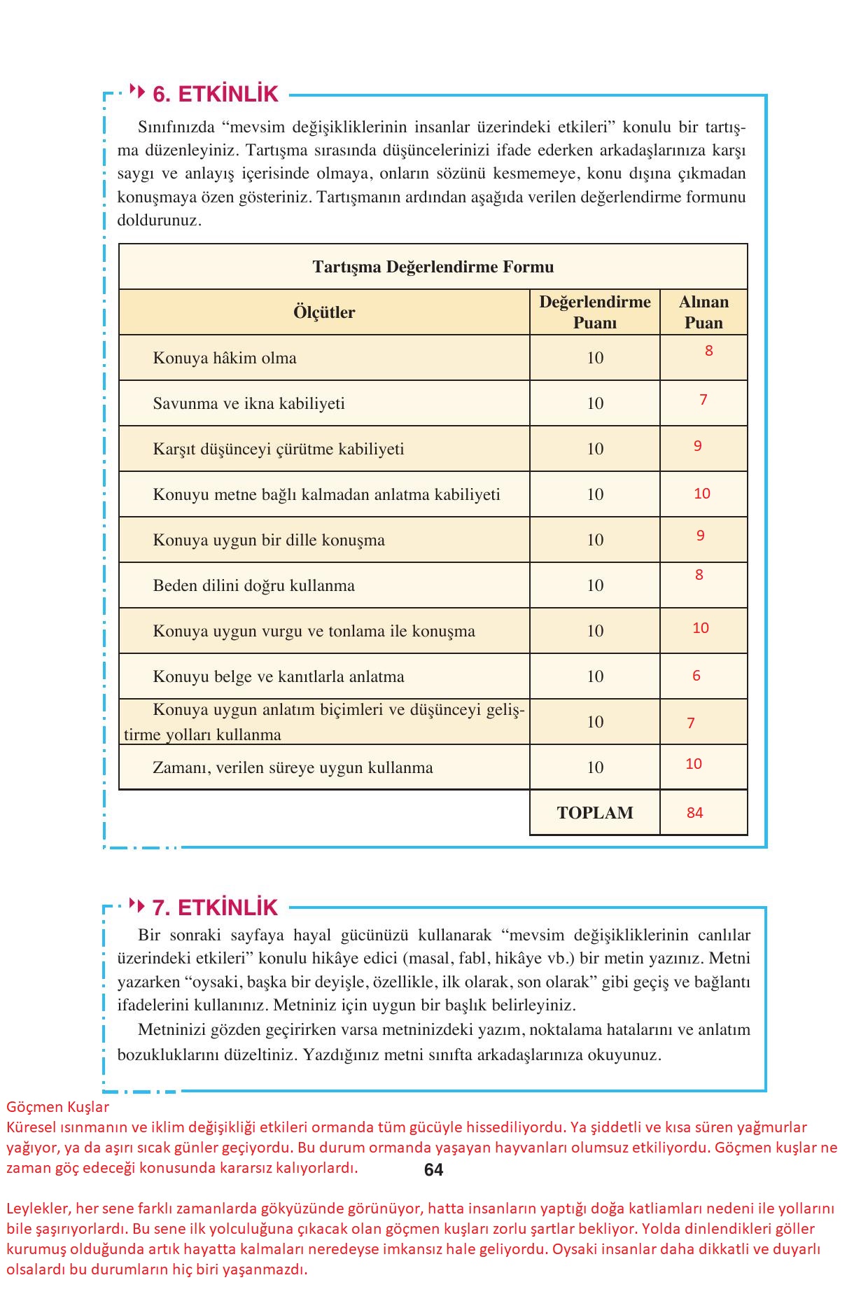 8. Sınıf Hecce Yayıncılık Türkçe Ders Kitabı Sayfa 64 Cevapları 8. Sınıf Hecce Yayıncılık Türkçe Ders Kitabı Sayfa 64 Cevapları