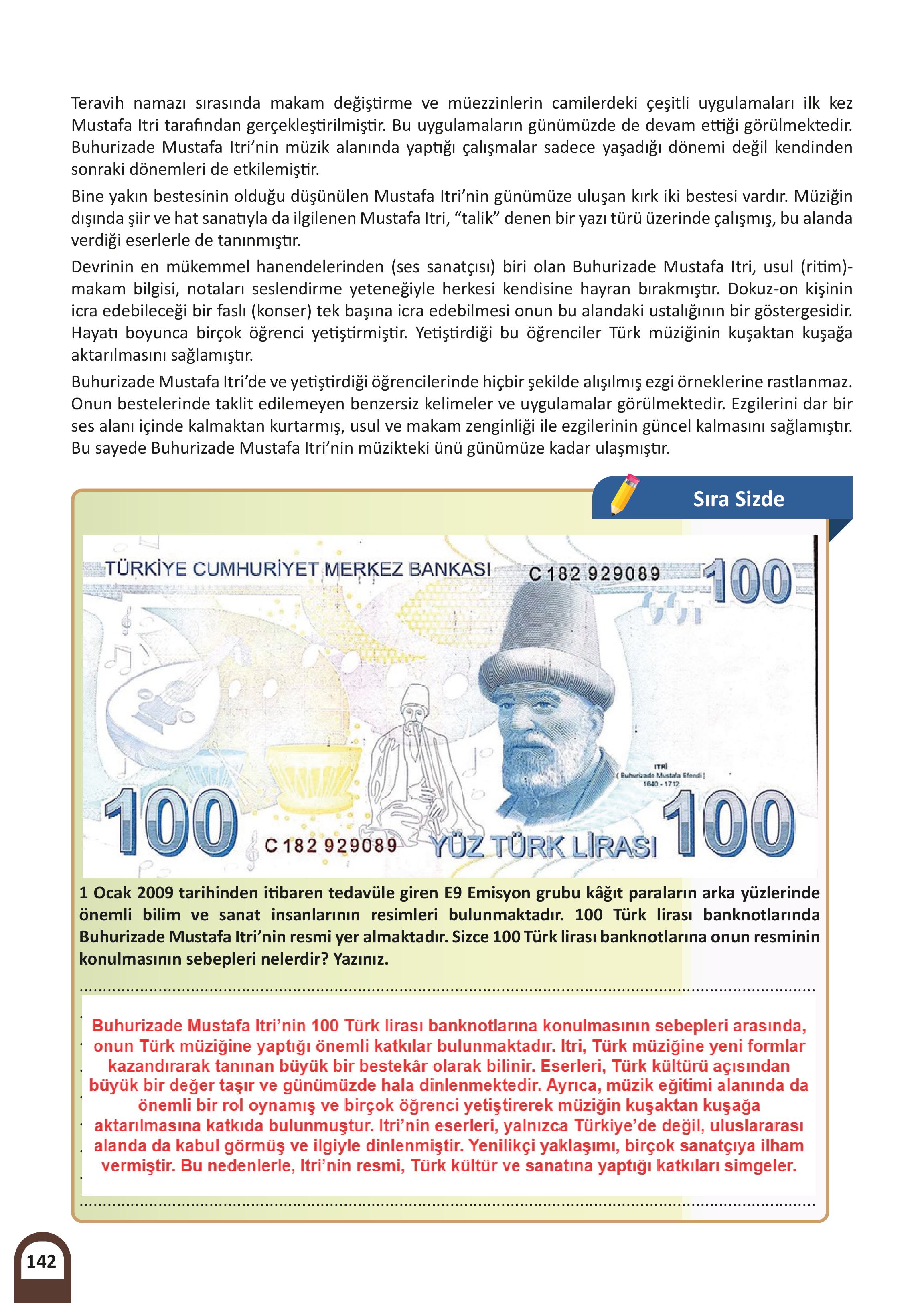 8. Sınıf Meb Yayınları Kültür Ve Medeniyetimize Yön Verenler Ders Kitabı Sayfa 143 Cevapları