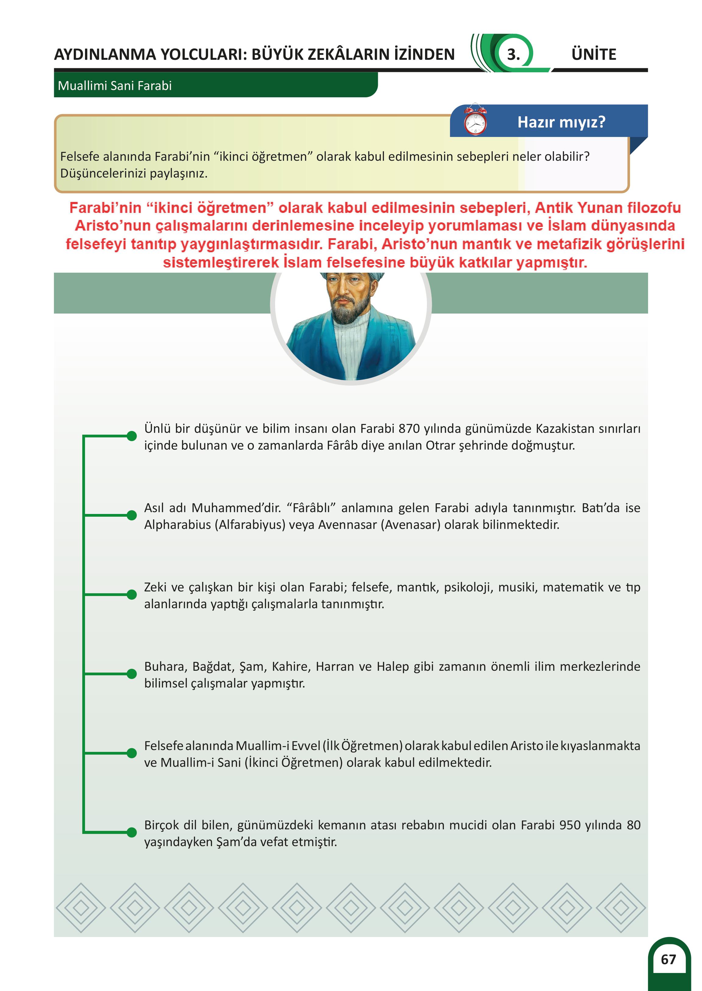 8. Sınıf Meb Yayınları Kültür Ve Medeniyetimize Yön Verenler Ders Kitabı Sayfa 68 Cevapları