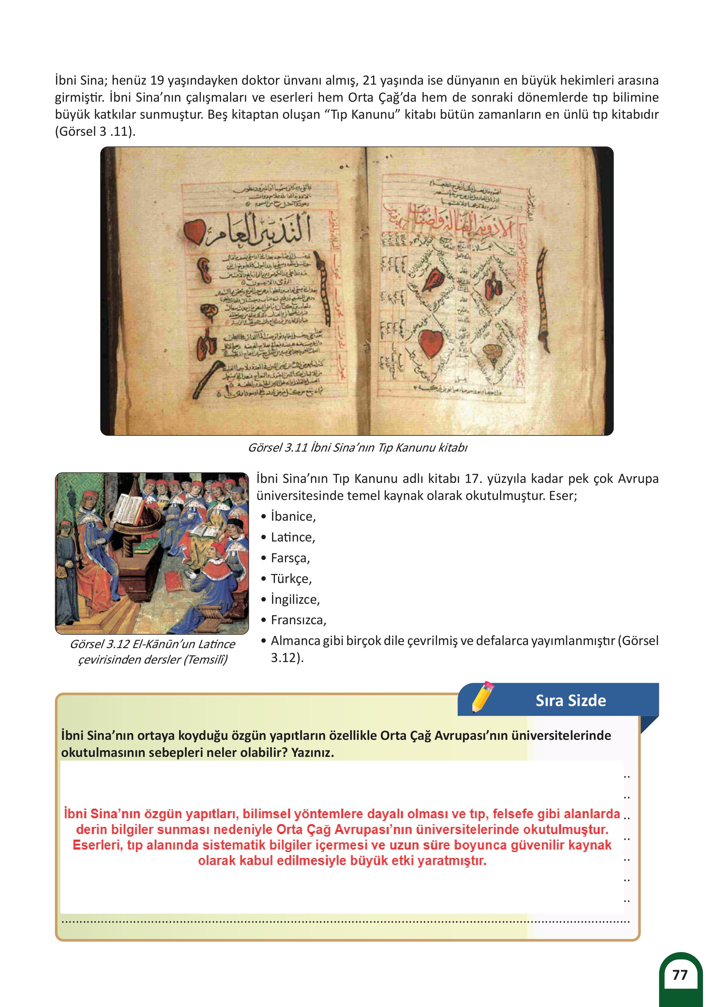 8. Sınıf Meb Yayınları Kültür Ve Medeniyetimize Yön Verenler Ders Kitabı Sayfa 78 Cevapları