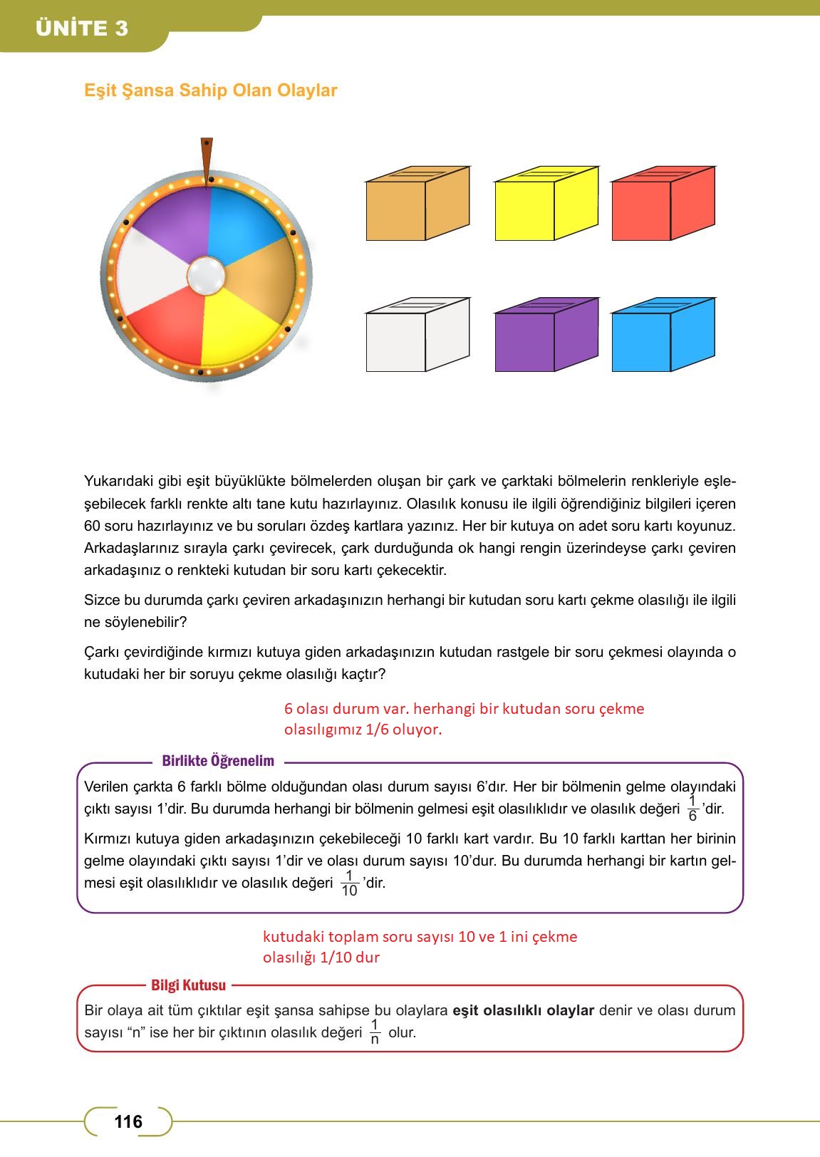 8. Sınıf Meb Yayınları Matematik Ders Kitabı Sayfa 116 Cevapları