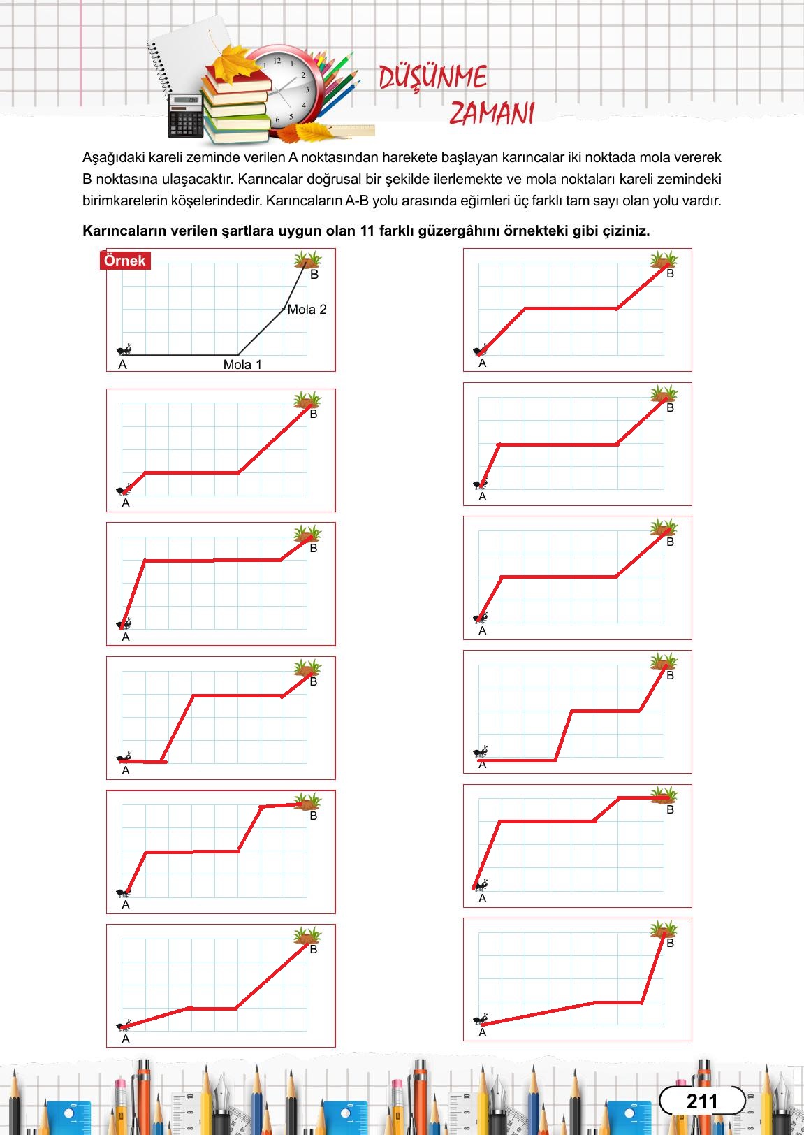 8. Sınıf Meb Yayınları Matematik Ders Kitabı Sayfa 211 Cevapları 8. Sınıf Meb Yayınları Matematik Ders Kitabı Sayfa 211 Cevapları