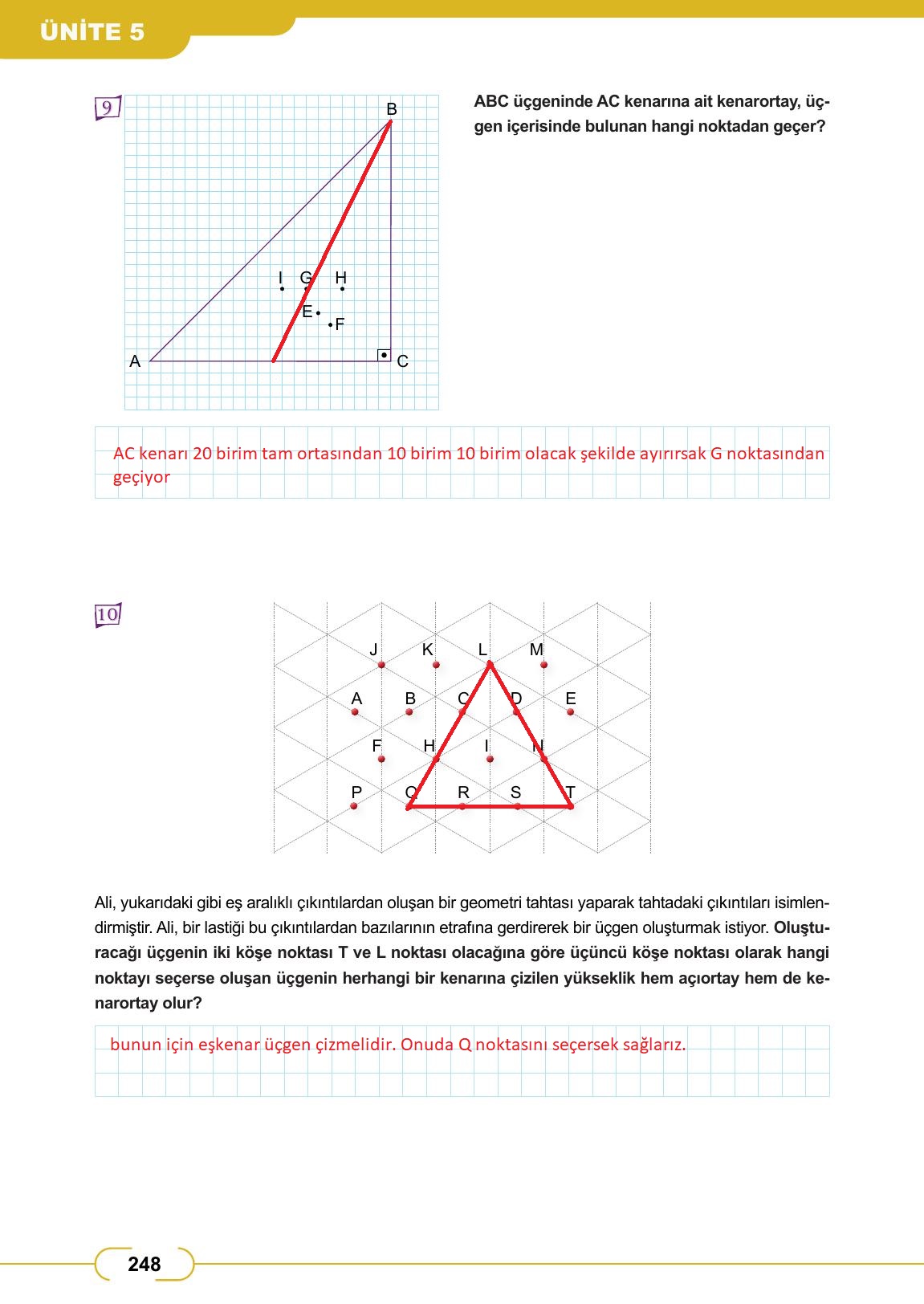 8. Sınıf Meb Yayınları Matematik Ders Kitabı Sayfa 248 Cevapları 8. Sınıf Meb Yayınları Matematik Ders Kitabı Sayfa 248 Cevapları
