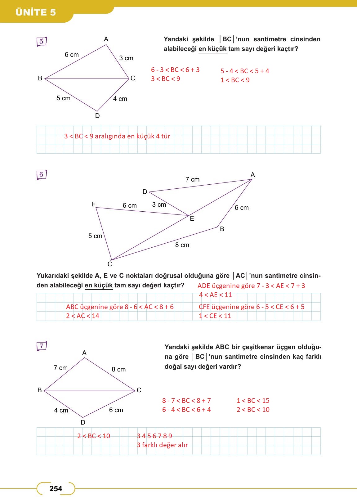 8. Sınıf Meb Yayınları Matematik Ders Kitabı Sayfa 254 Cevapları 8. Sınıf Meb Yayınları Matematik Ders Kitabı Sayfa 254 Cevapları