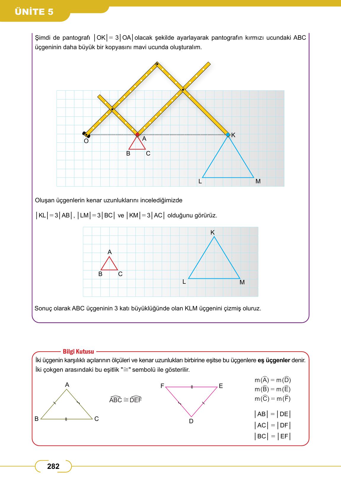 8. Sınıf Meb Yayınları Matematik Ders Kitabı Sayfa 282 Cevapları