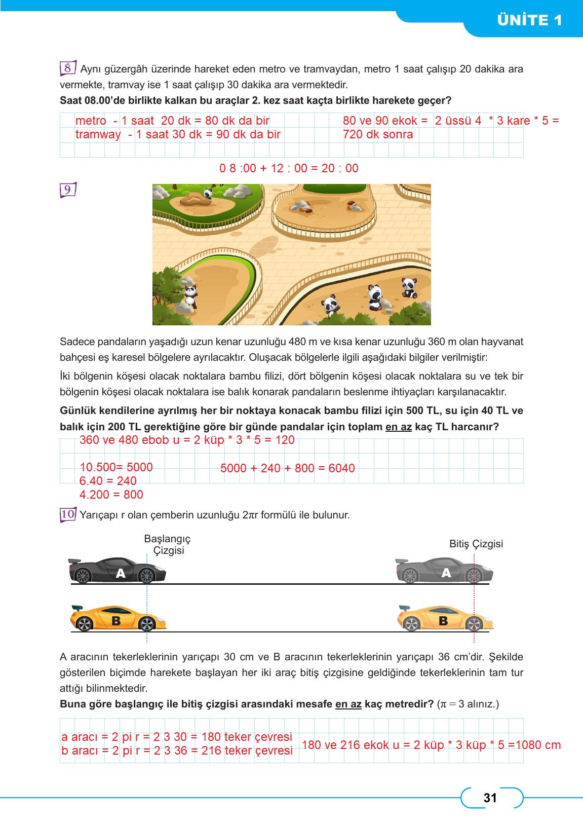 8. Sınıf Meb Yayınları Matematik Ders Kitabı Sayfa 31 Cevapları