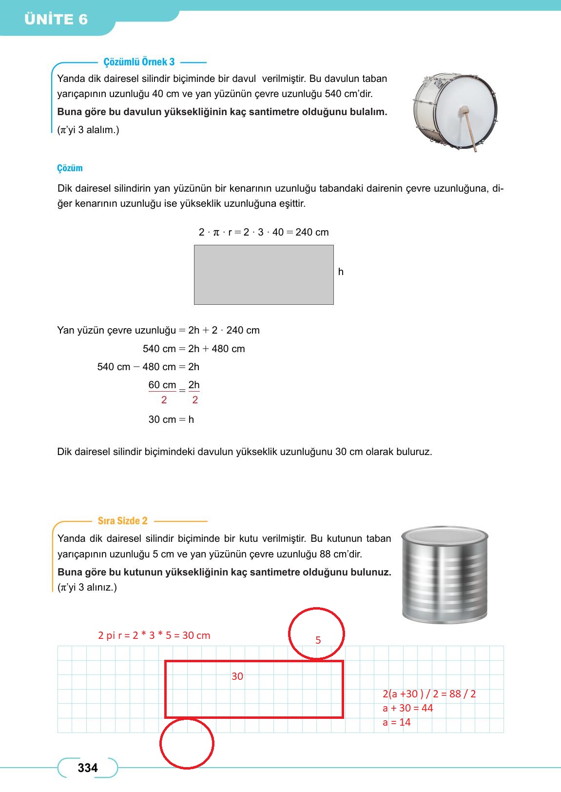 8. Sınıf Meb Yayınları Matematik Ders Kitabı Sayfa 334 Cevapları