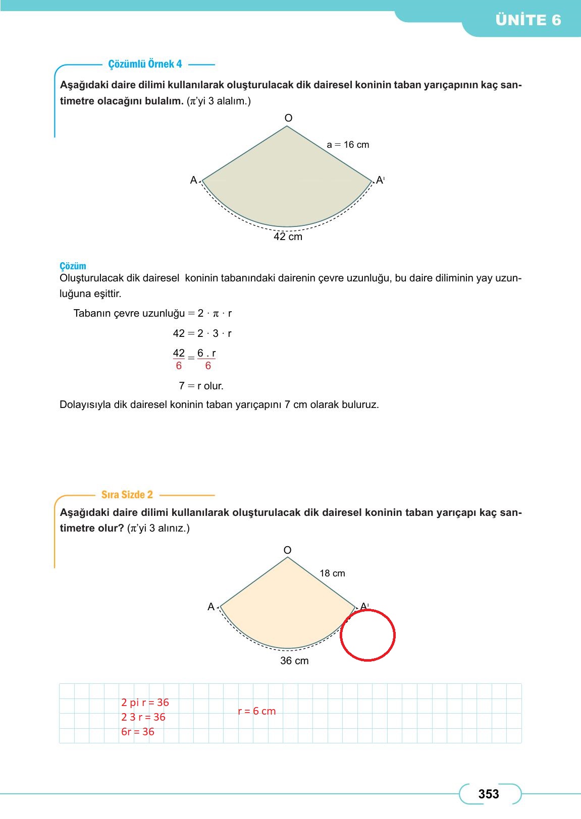 8. Sınıf Meb Yayınları Matematik Ders Kitabı Sayfa 353 Cevapları
