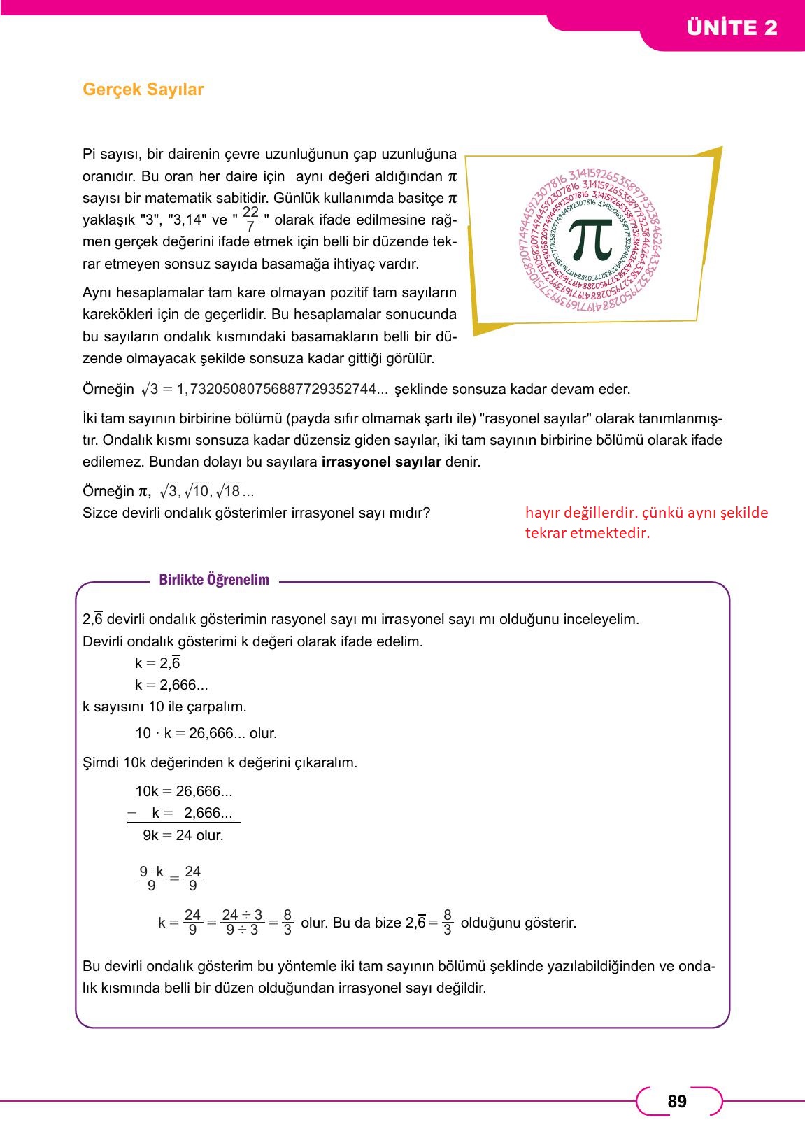 8. Sınıf Meb Yayınları Matematik Ders Kitabı Sayfa 89 Cevapları 8. Sınıf Meb Yayınları Matematik Ders Kitabı Sayfa 89 Cevapları