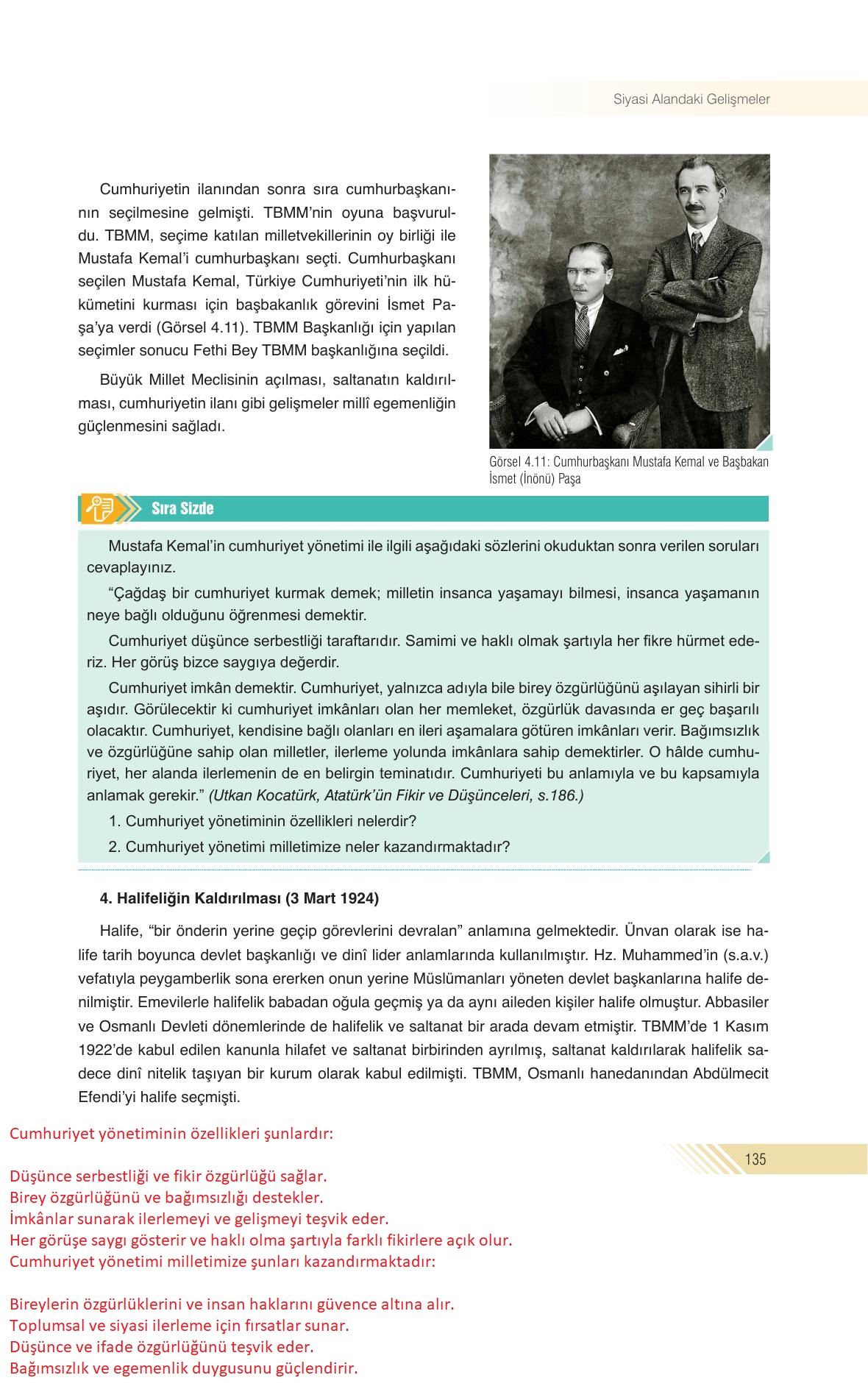 8. Sınıf Semih Ofset Sek Yayınları İnkılap Tarihi Ve Atatürkçülük Ders Kitabı Sayfa 135 Cevapları 8. Sınıf Semih Ofset Sek Yayınları İnkılap Tarihi Ve Atatürkçülük Ders Kitabı Sayfa 135 Cevapları