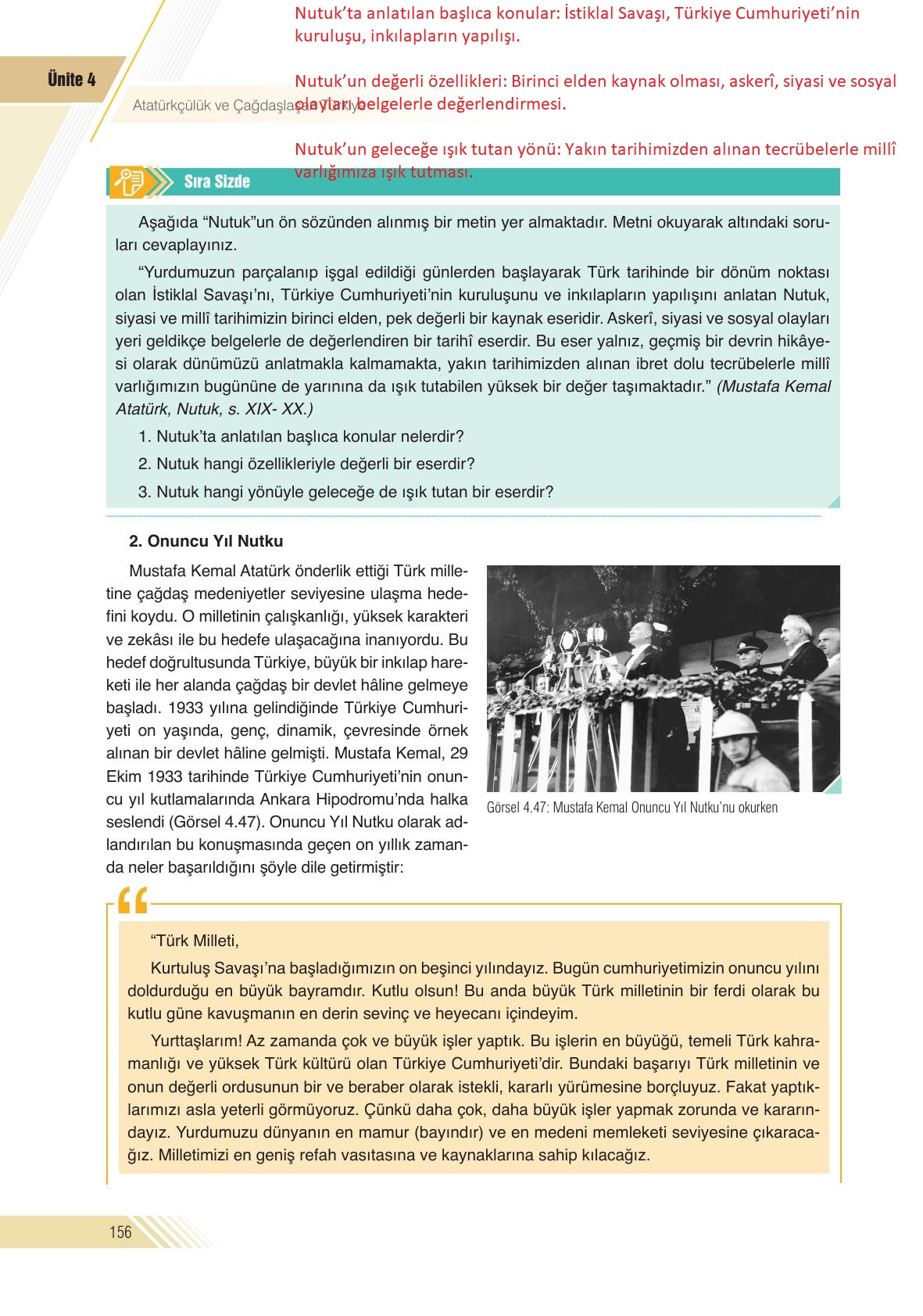 8. Sınıf Semih Ofset Sek Yayınları İnkılap Tarihi Ve Atatürkçülük Ders Kitabı Sayfa 156 Cevapları 8. Sınıf Semih Ofset Sek Yayınları İnkılap Tarihi Ve Atatürkçülük Ders Kitabı Sayfa 156 Cevapları